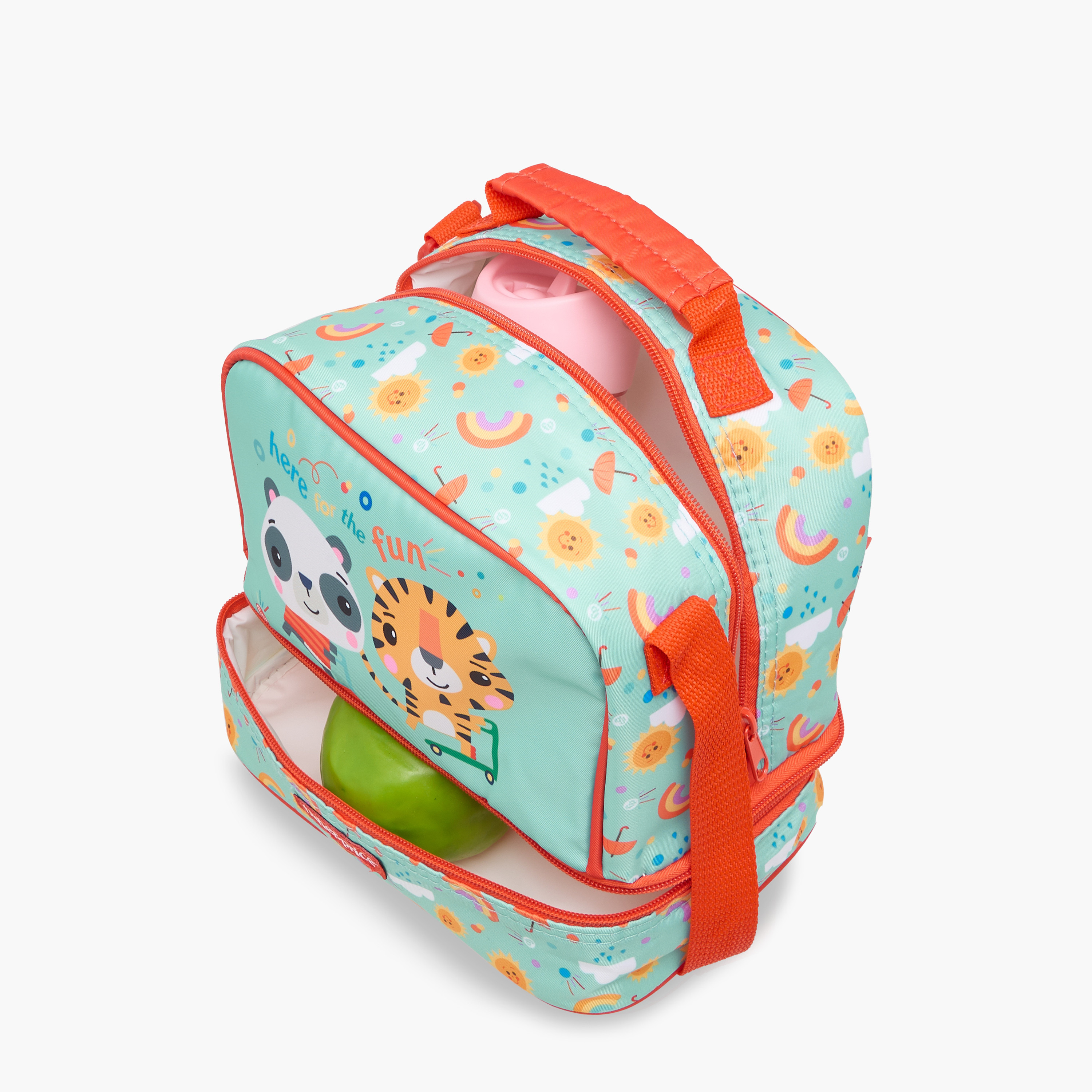 Fisher-Price Printed Lunch Bag with Adjustable Strap and Zip Closure-school-lunchessentials-lunchbags-image-8