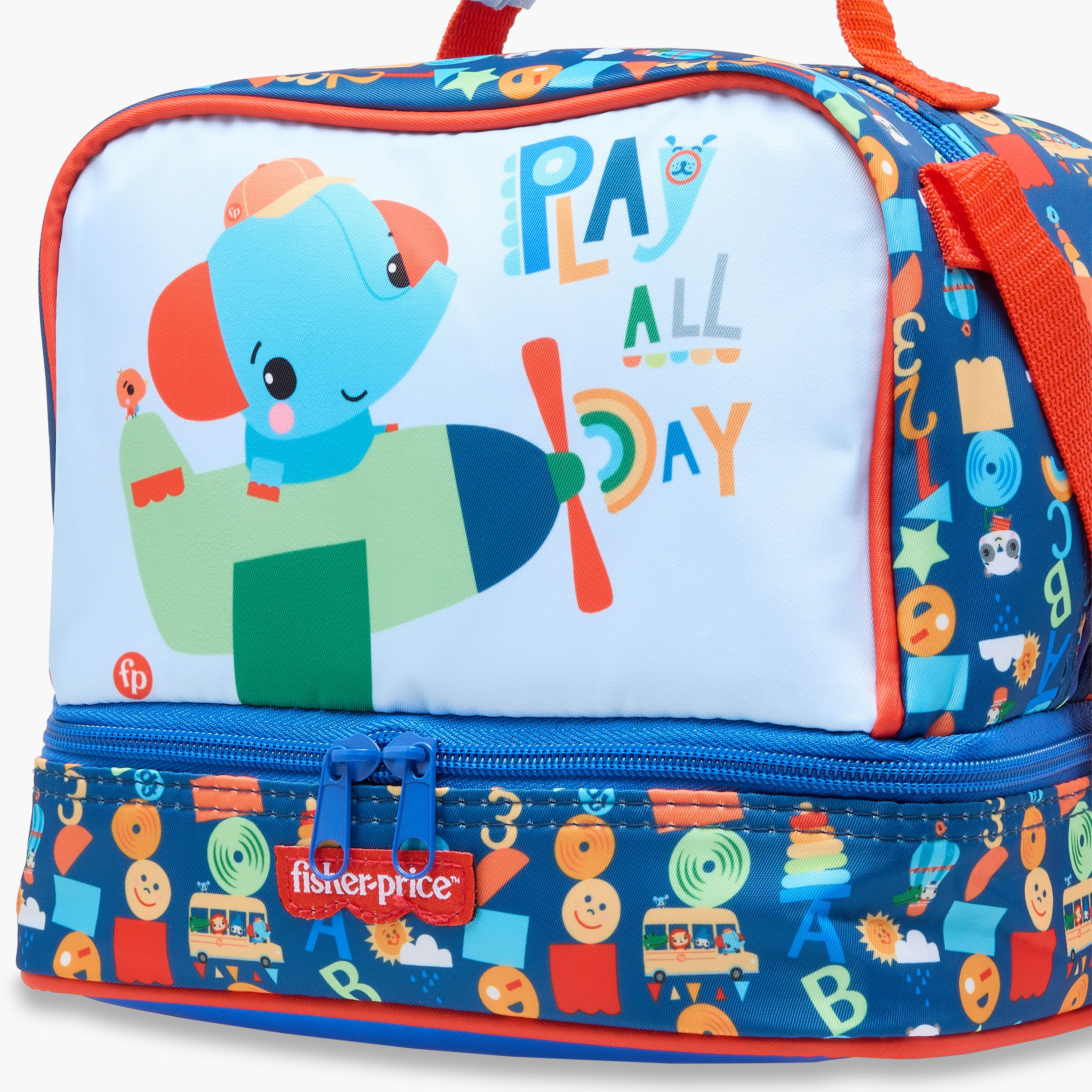 Fisher-Price Printed Lunch Bag with Adjustable Strap and Zip Closure-school-lunchessentials-lunchbags-image-5