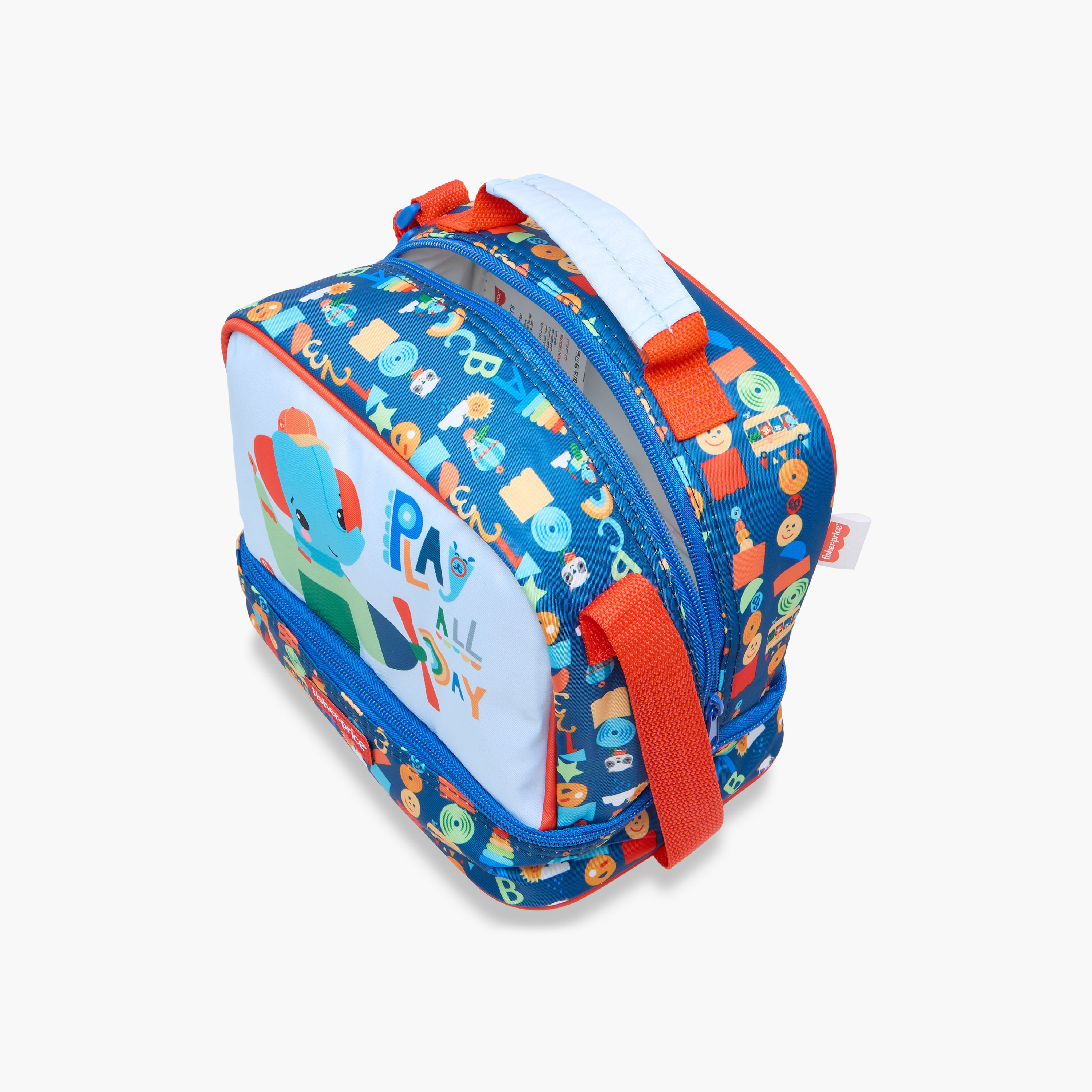 Fisher-Price Printed Lunch Bag with Adjustable Strap and Zip Closure-school-lunchessentials-lunchbags-image-7