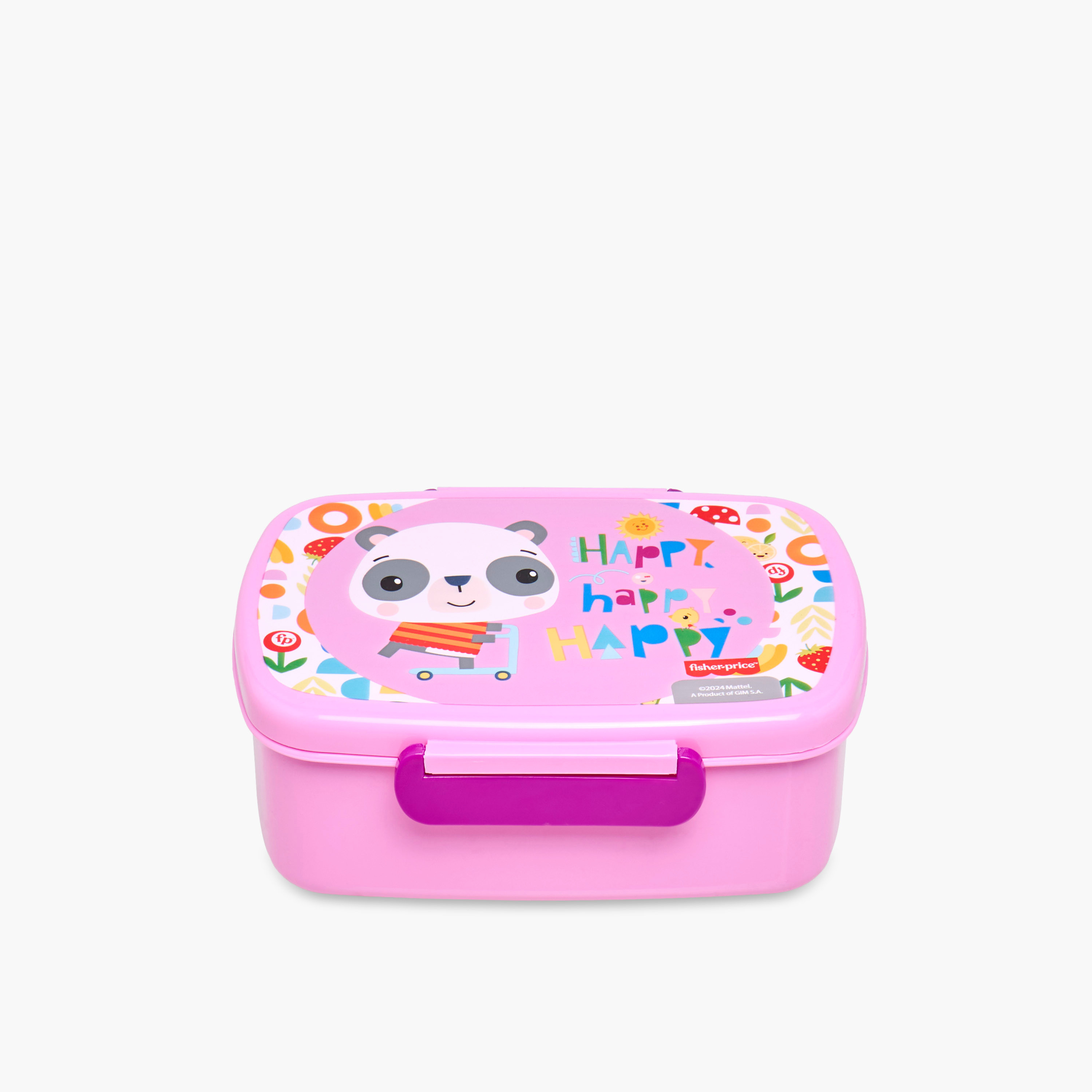 Fisher-Price Panda Print Lunch Box with Clip Lock Lid-school-lunchessentials-lunchboxes-image-2