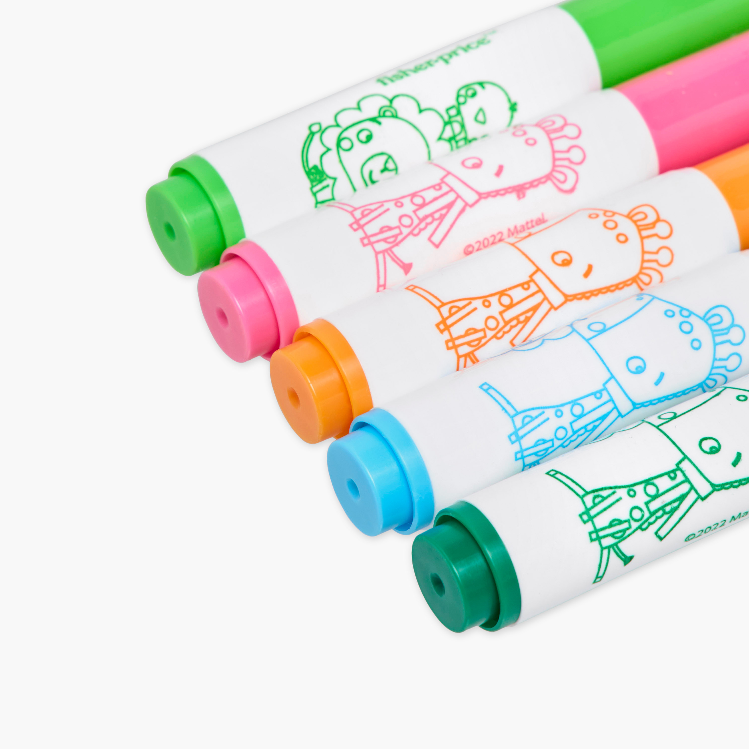 Fisher-Price 12-Piece Baby Round Tip Colour Marker Set-school-stationery-accessories-image-4