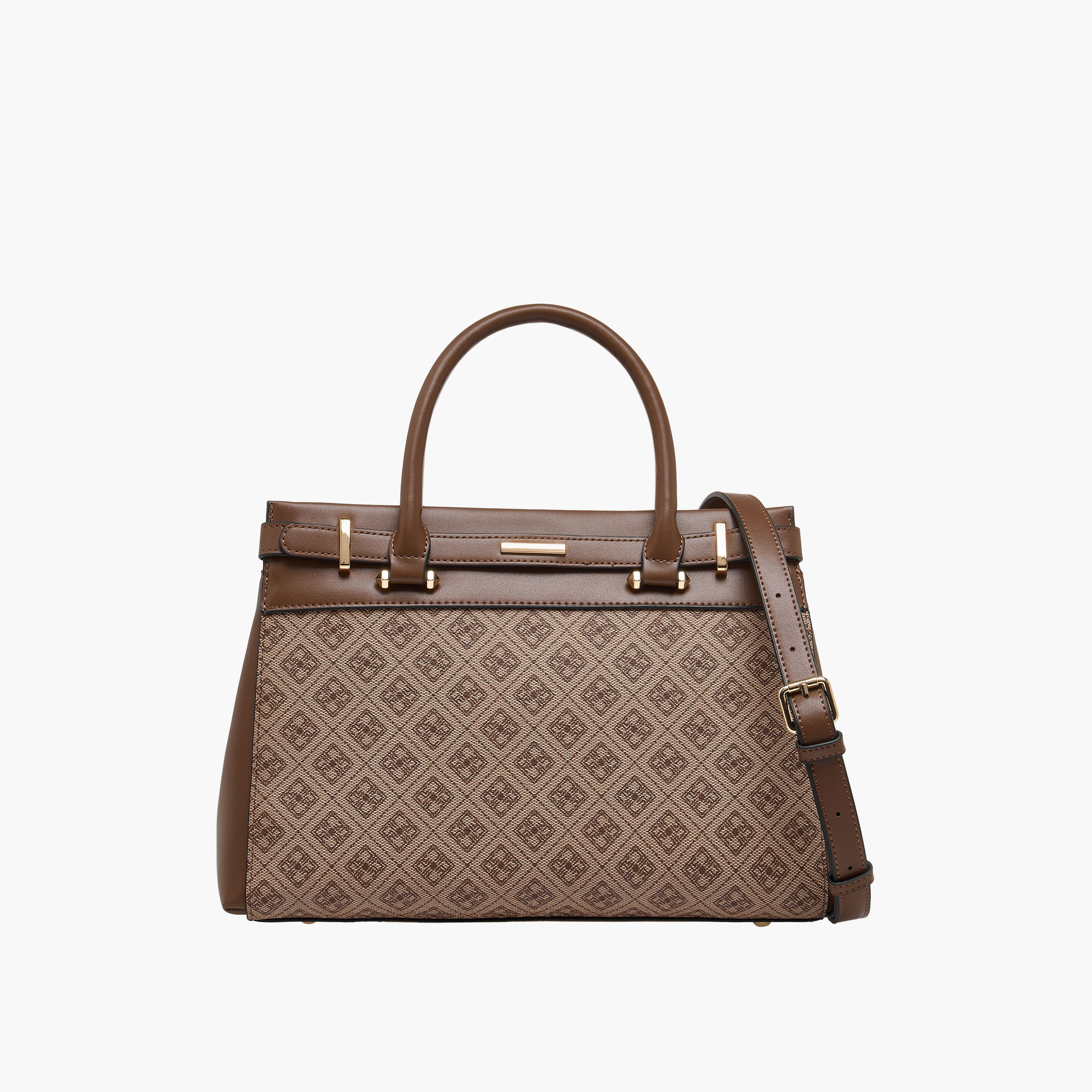 Sasha Printed Tote Bag with Detachable Strap-women-bagsandwallets-handbags-image-1