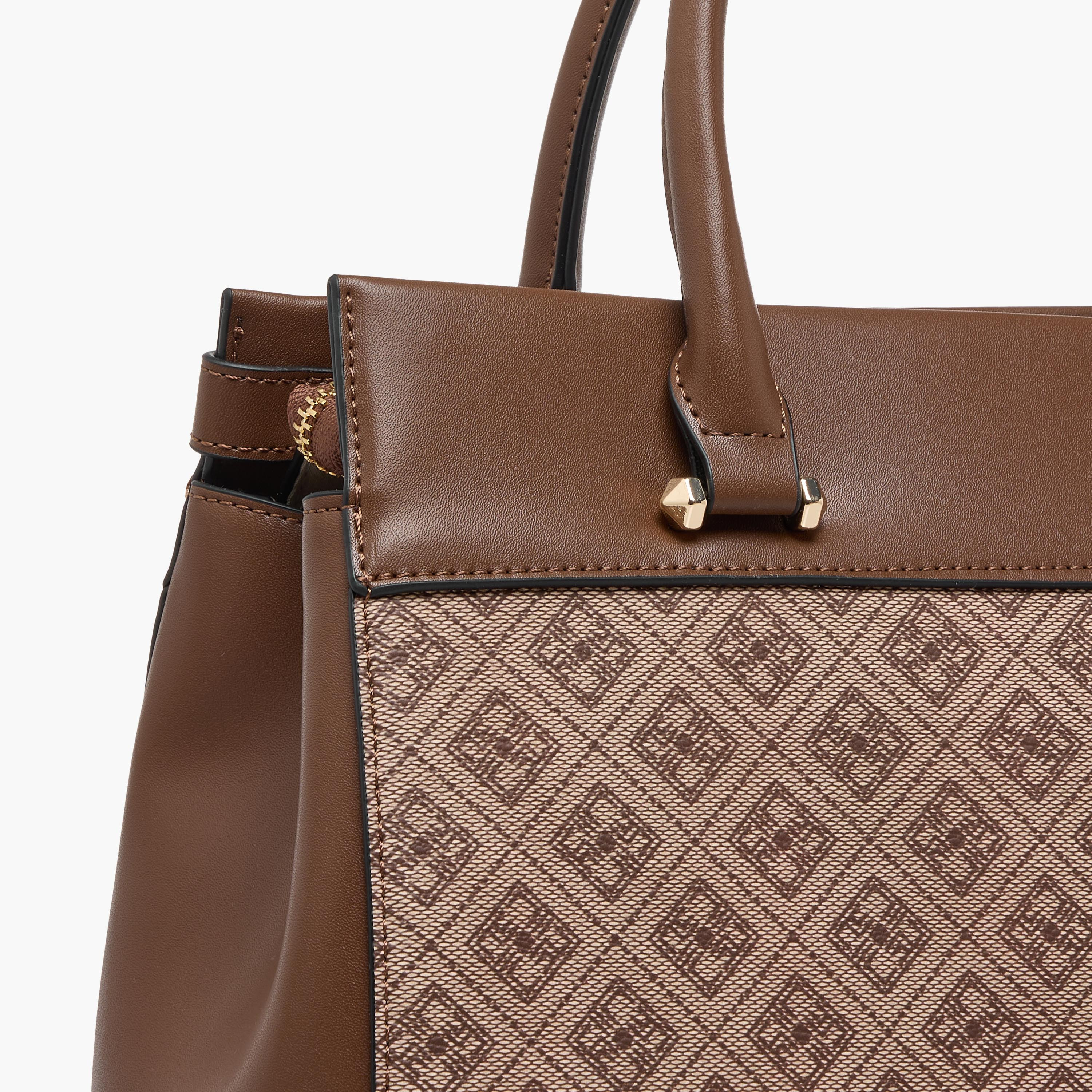 Sasha Printed Tote Bag with Detachable Strap-women-bagsandwallets-handbags-image-6