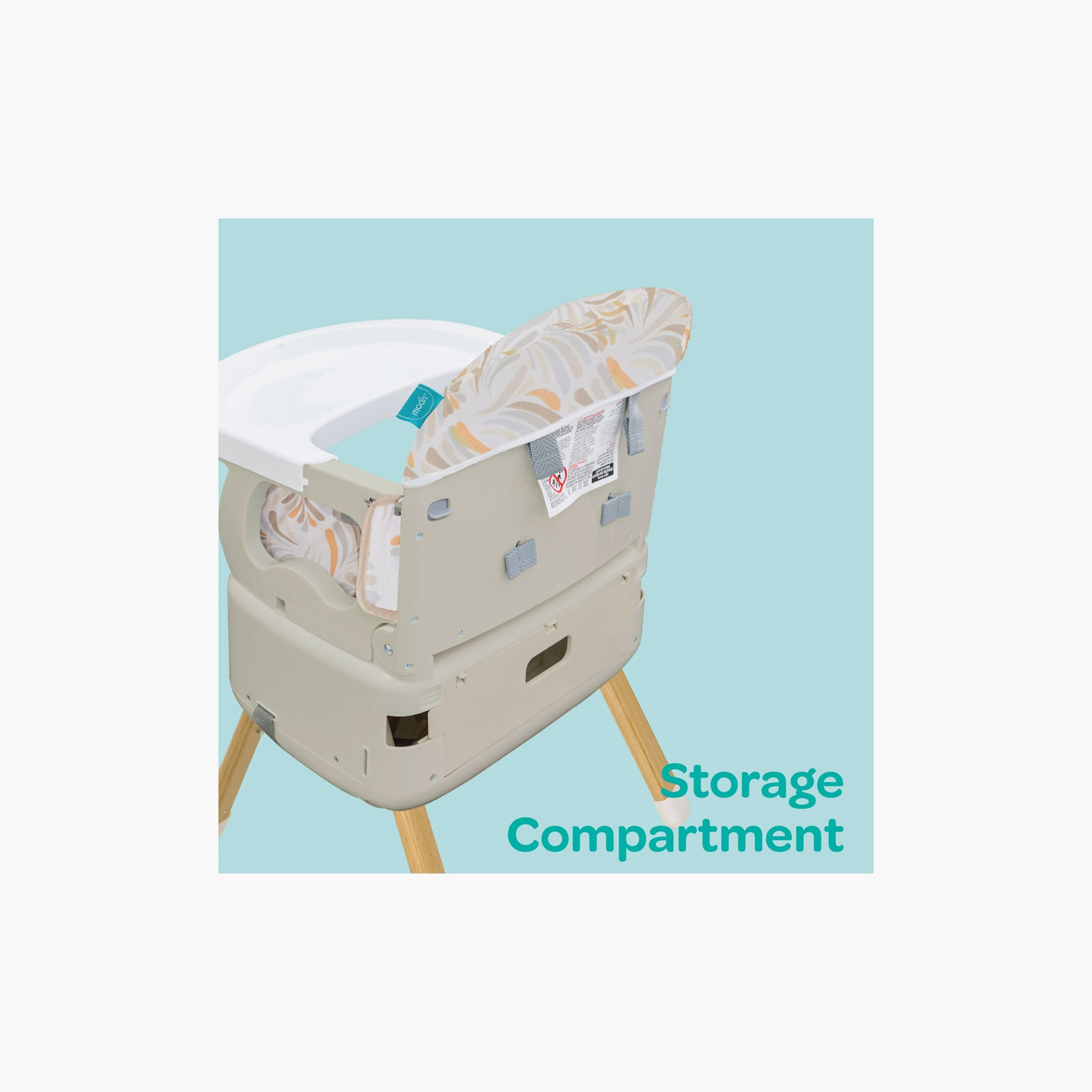 كرسي طعام مرتفع قابل للتحويل 4 في 1 هايت رايت من مون - بيج-baby-feeding-highchairsandboosters-image-5
