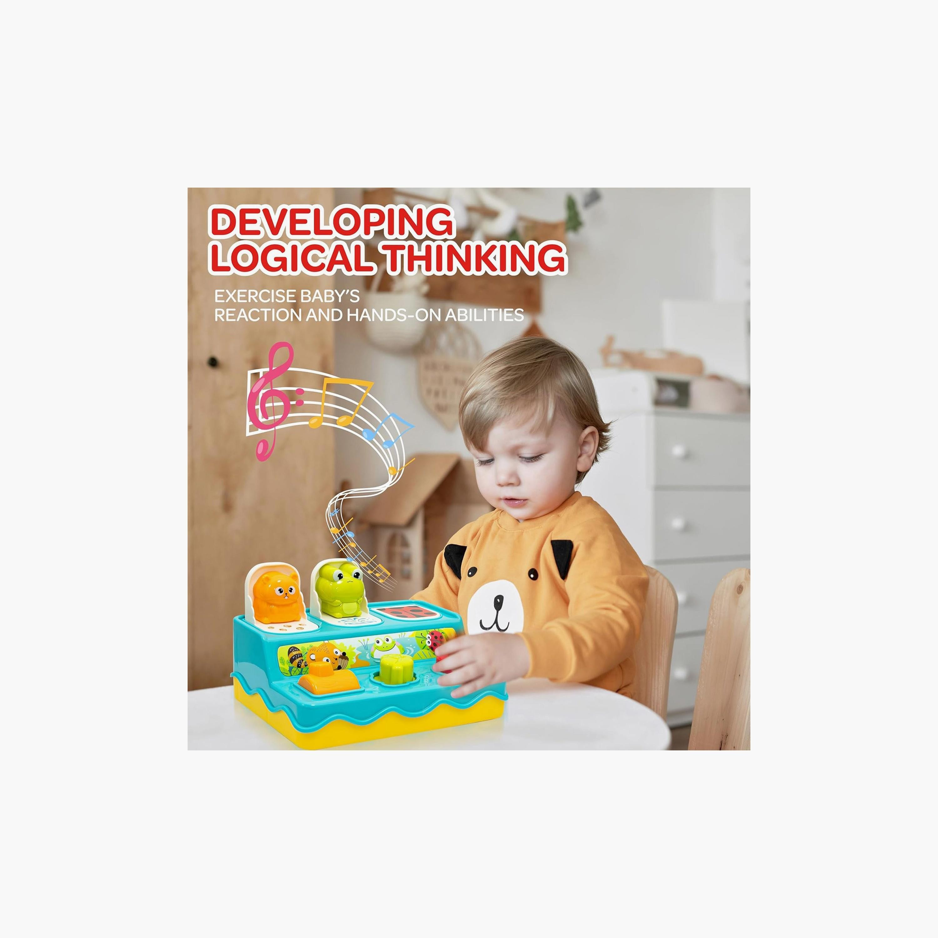 لعبة حيوانات بوب أب الموسيقية من مون - من عمر 6 إلى 18 شهرًا-toys-babyandtoddlertoys-lightsandmusicaltoys-image-4