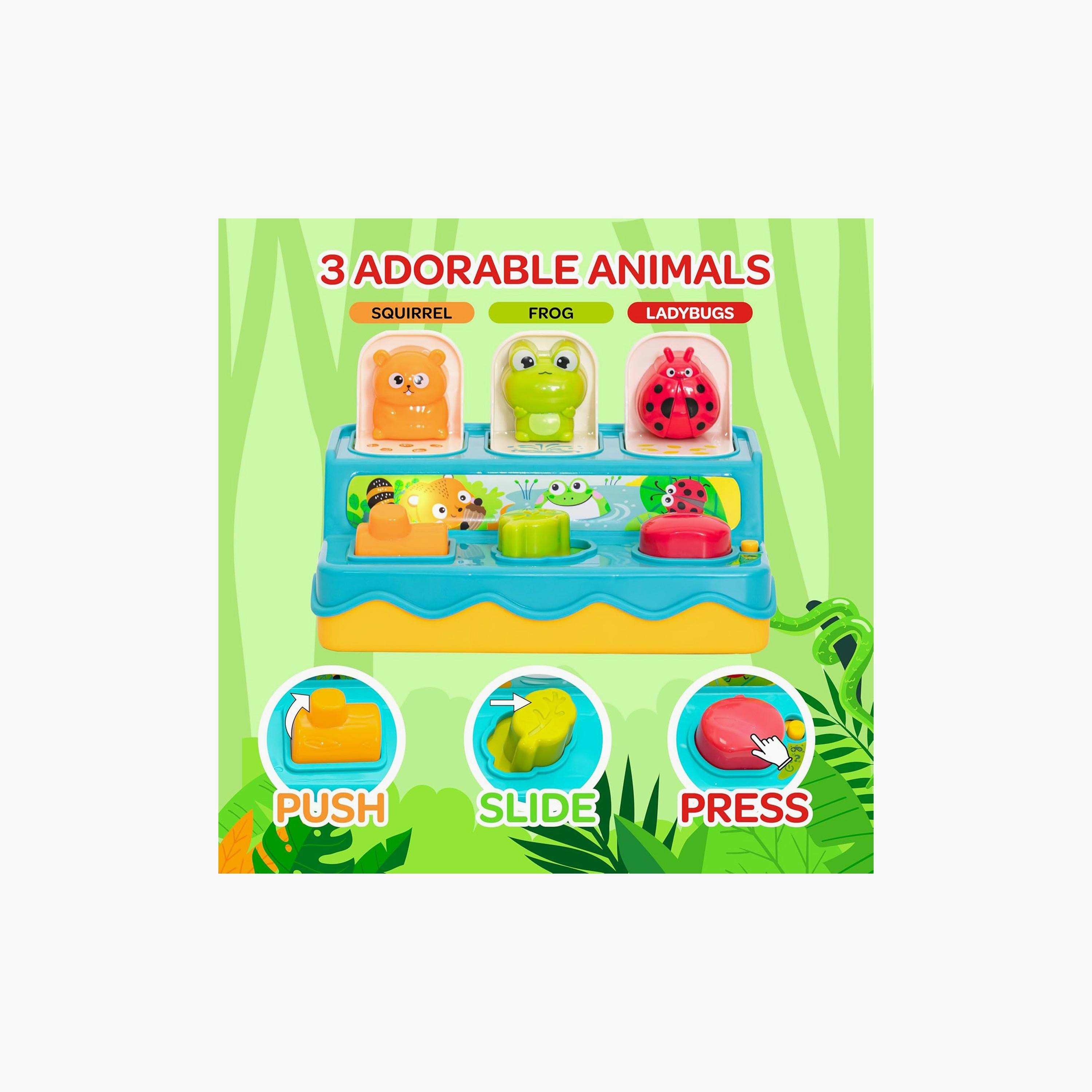لعبة حيوانات بوب أب الموسيقية من مون - من عمر 6 إلى 18 شهرًا-toys-babyandtoddlertoys-lightsandmusicaltoys-image-5