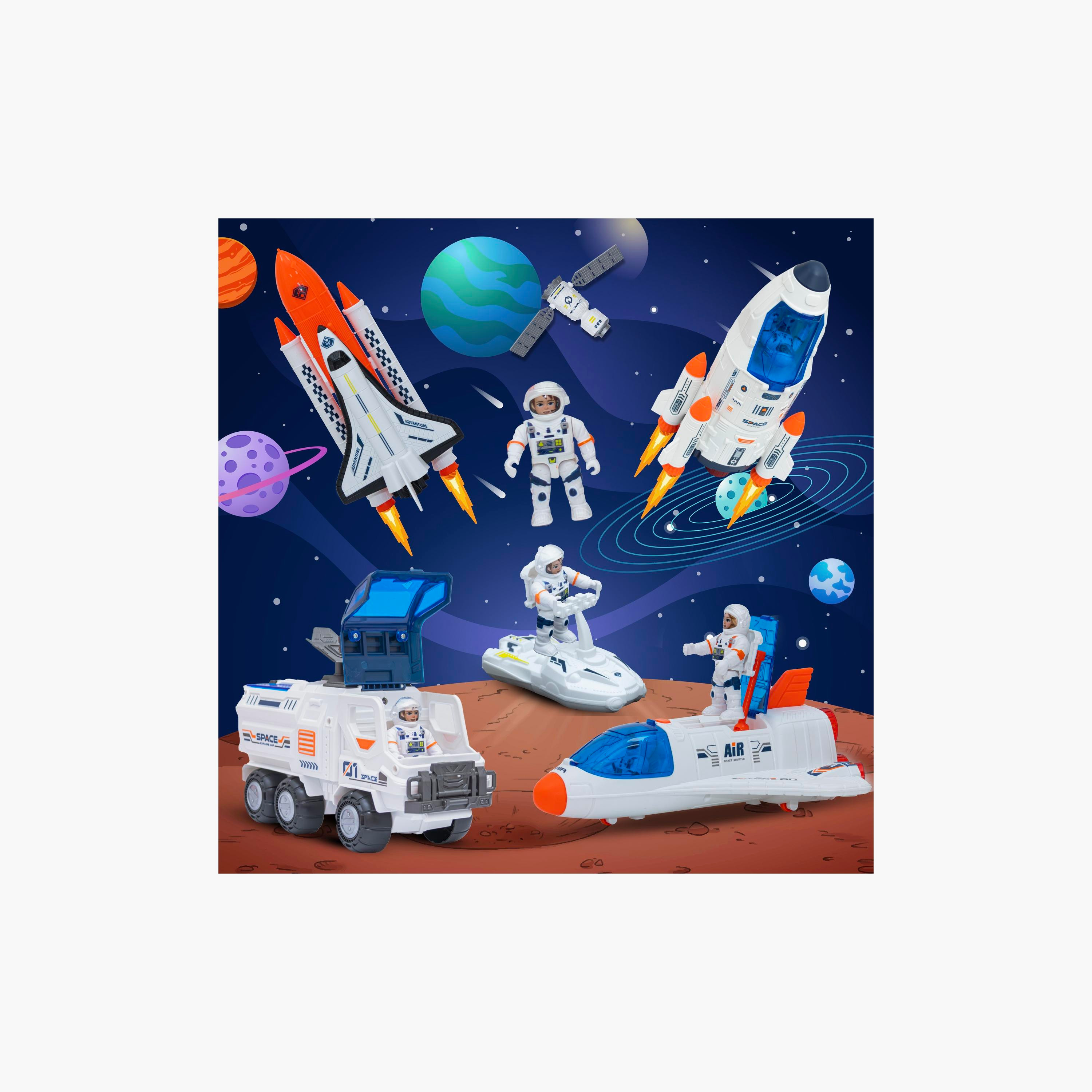 Moon Ultimate Rocket Ship Space Set - 3 Years+-toys-indoortoys-indoorsports-image-2