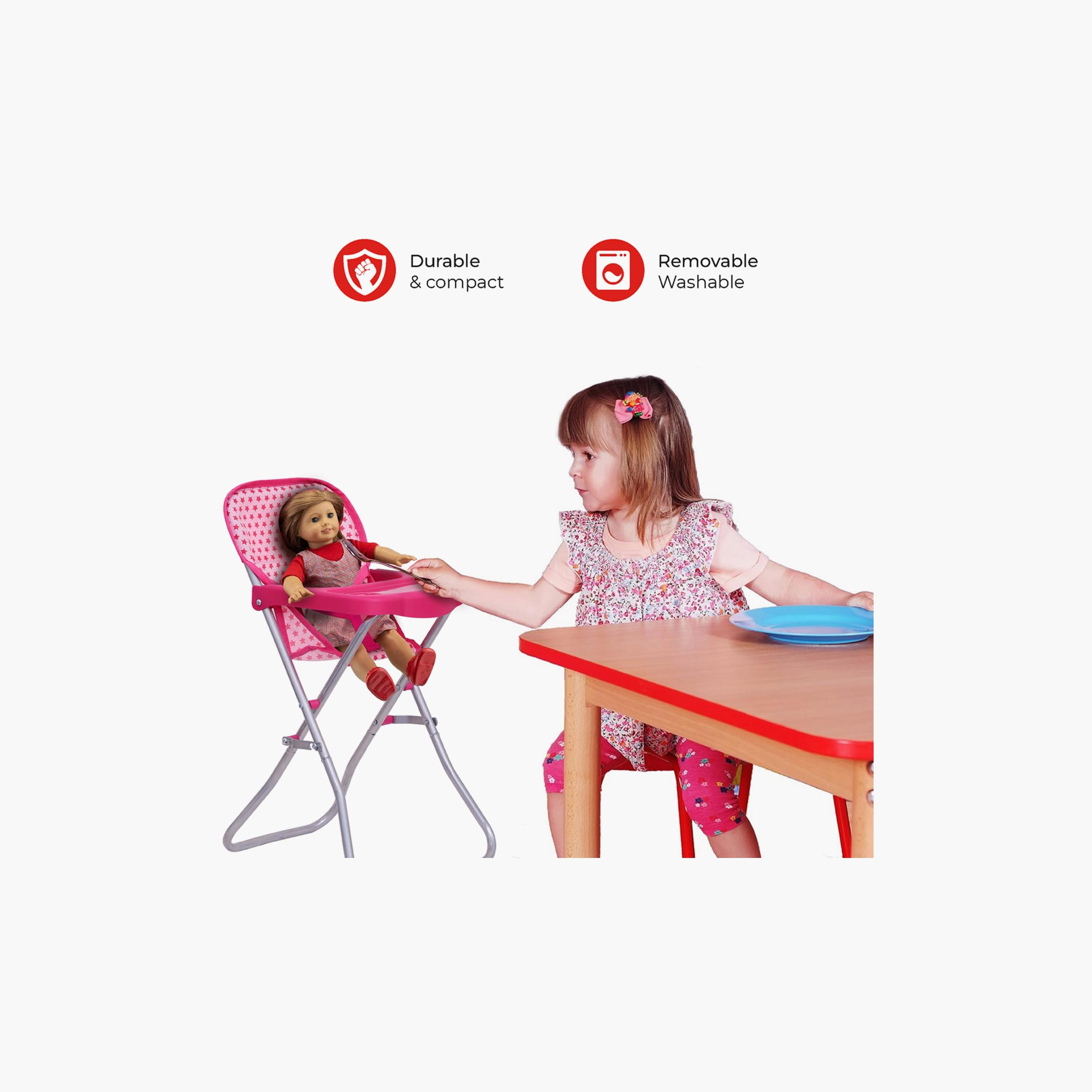 كرسي مرتفع لدمية بريتند تو بلاي من مون - وردي-toys-dollsandplaysets-dollplaysets-image-5