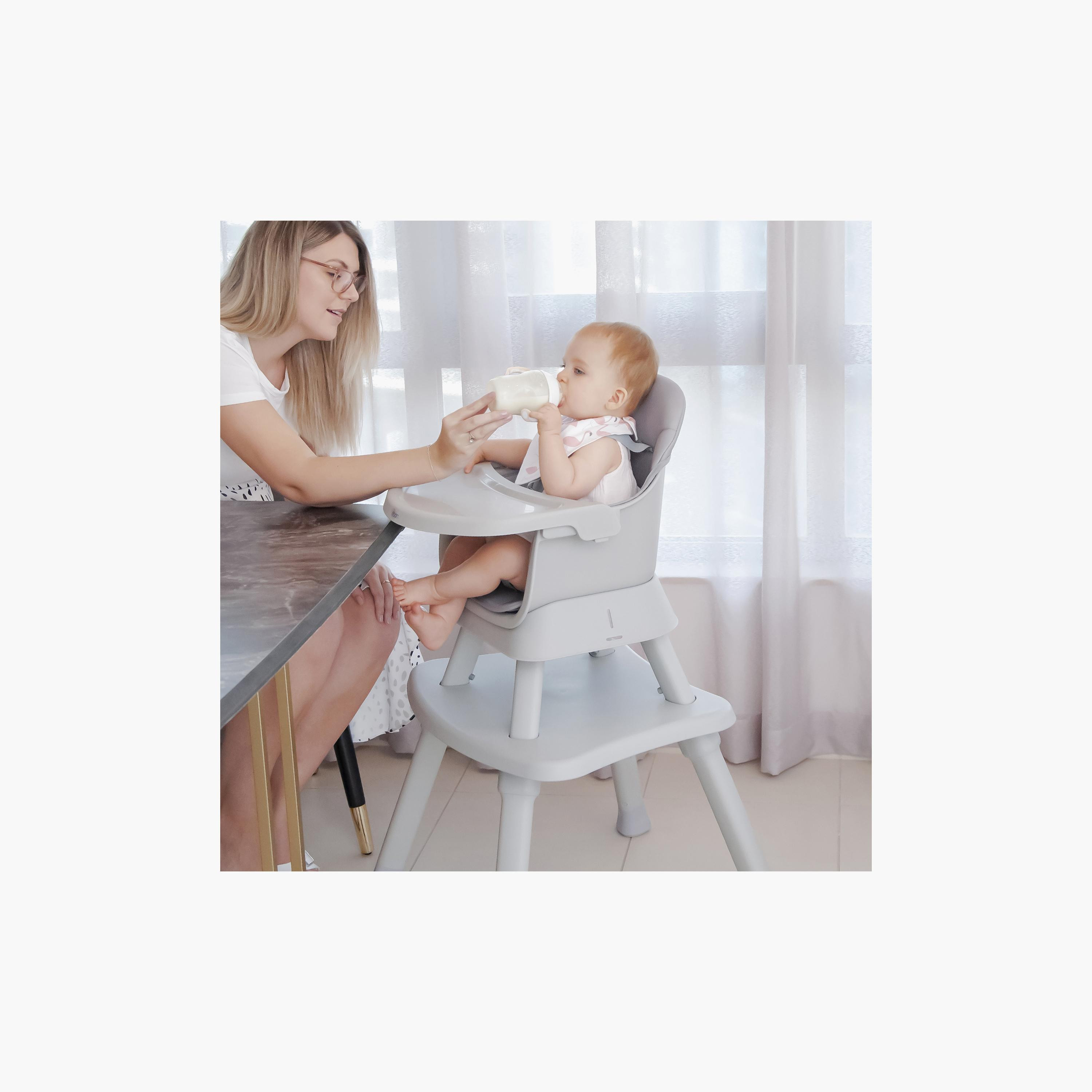 Moon 6-in-1 High Chair - Pink-baby-feeding-highchairsandboosters-image-7