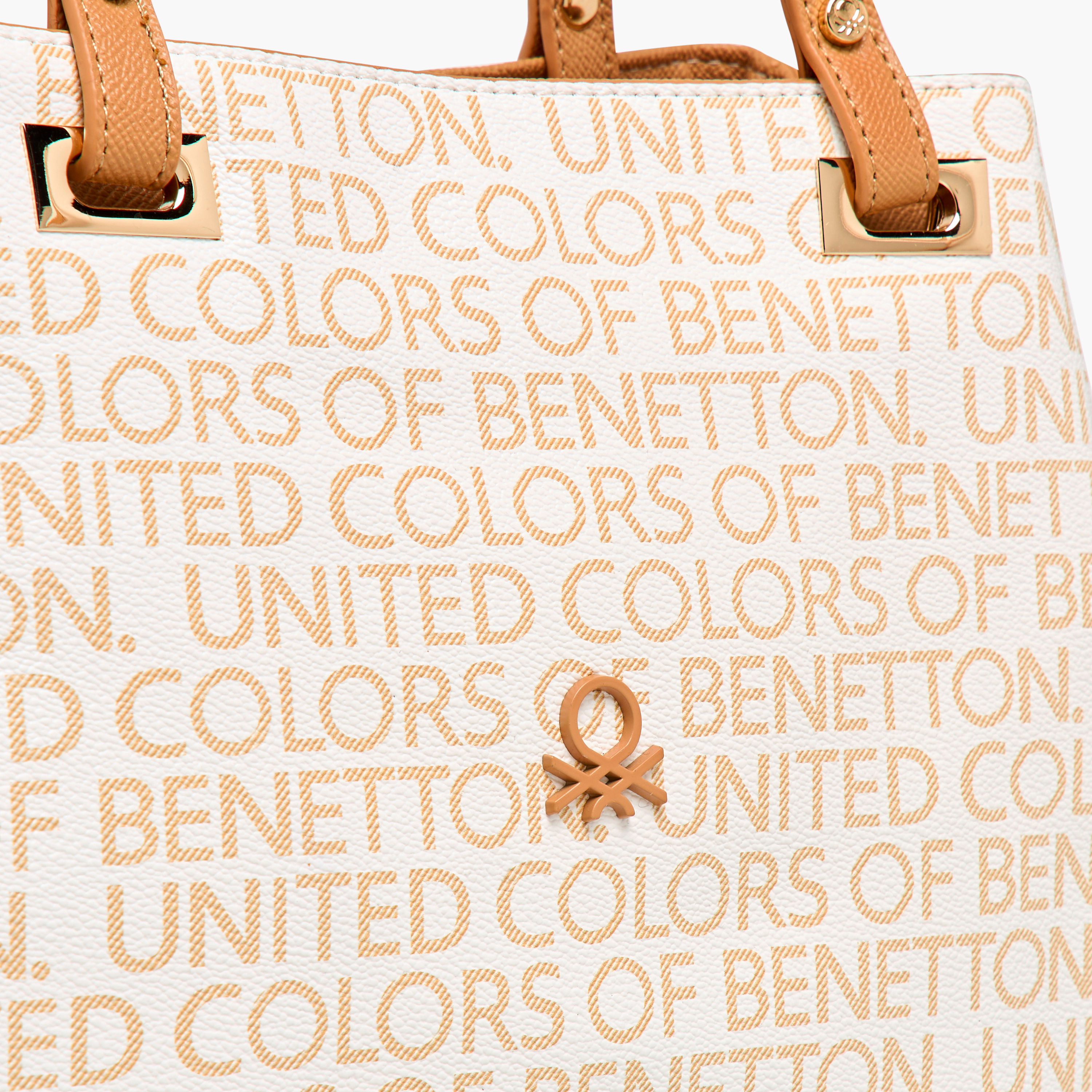 UCB Monogram Print Tote Bag with Double Handle-women-bagsandwallets-handbags-image-6