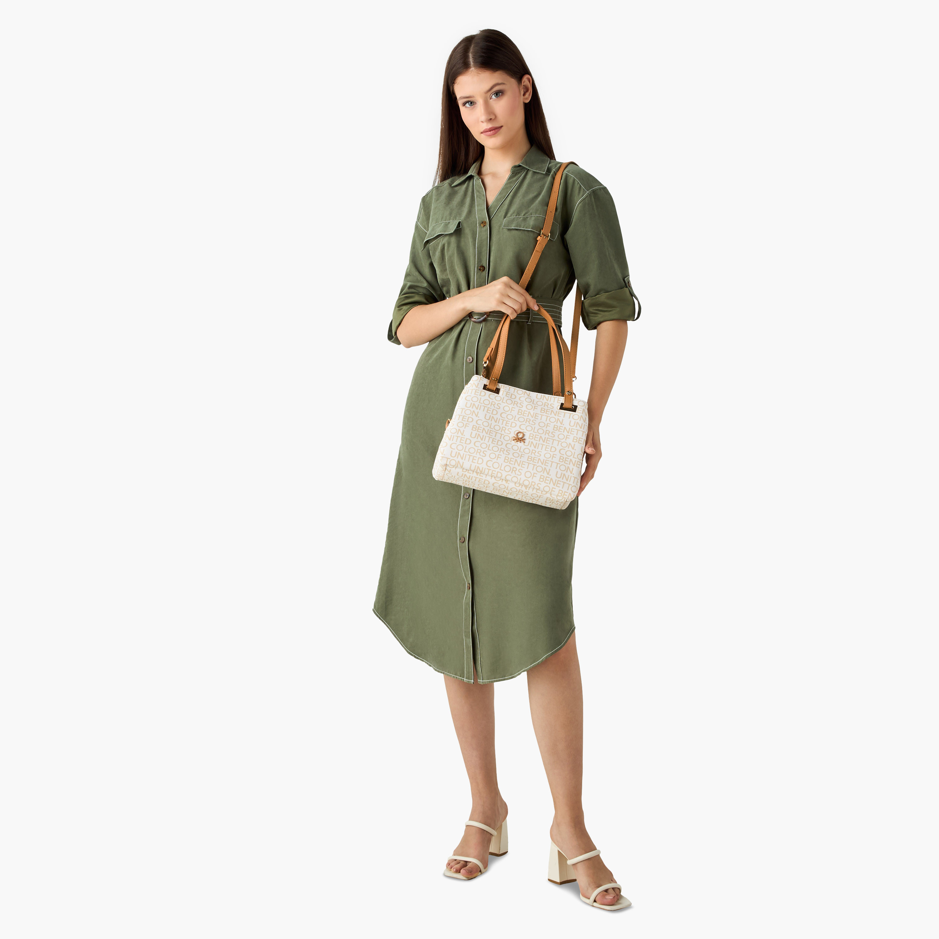 UCB Monogram Print Tote Bag with Double Handle-women-bagsandwallets-handbags-image-8