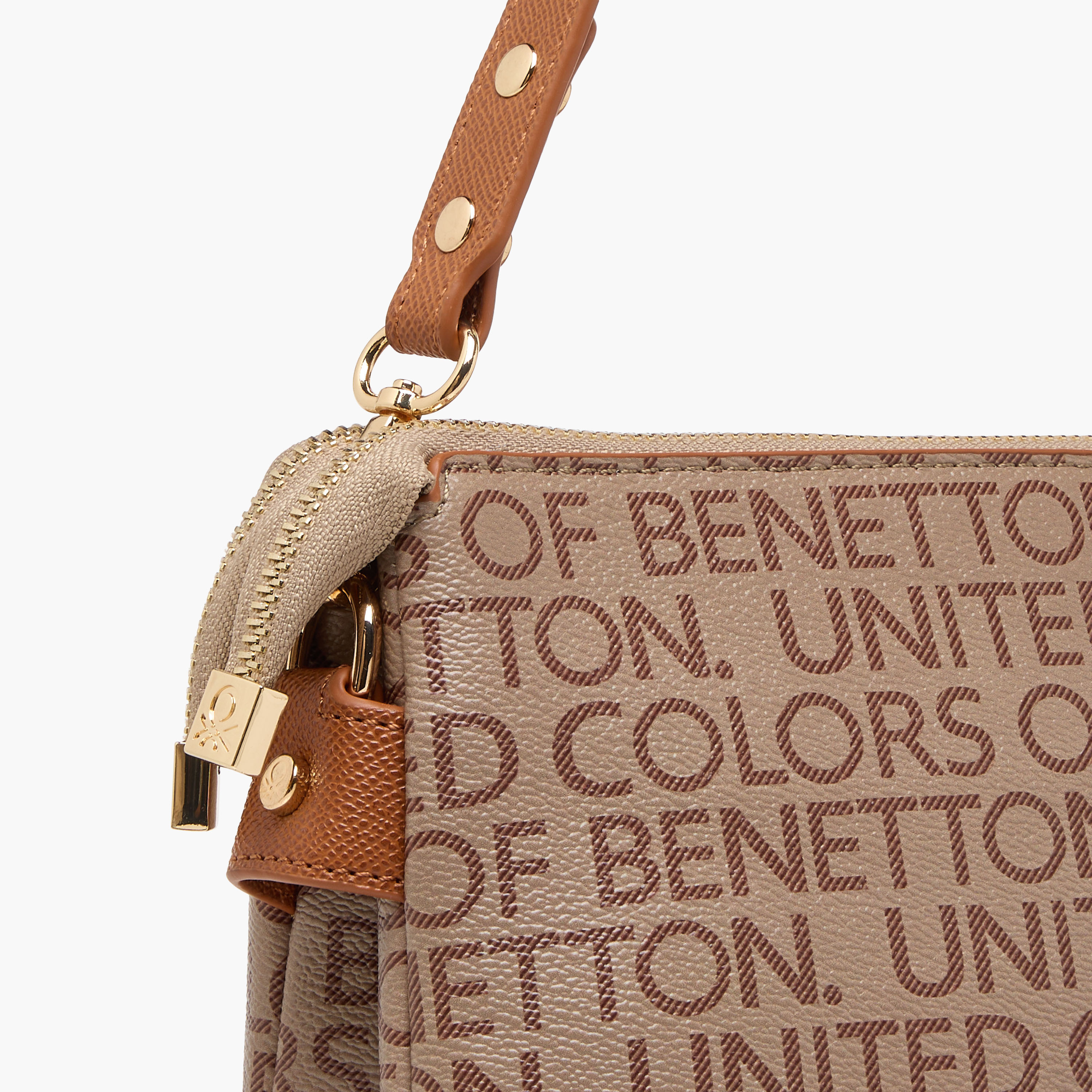 UCB Monogram Print Crossbody Bag with Detachable Strap and Zip Closure-women-bagsandwallets-handbags-image-6