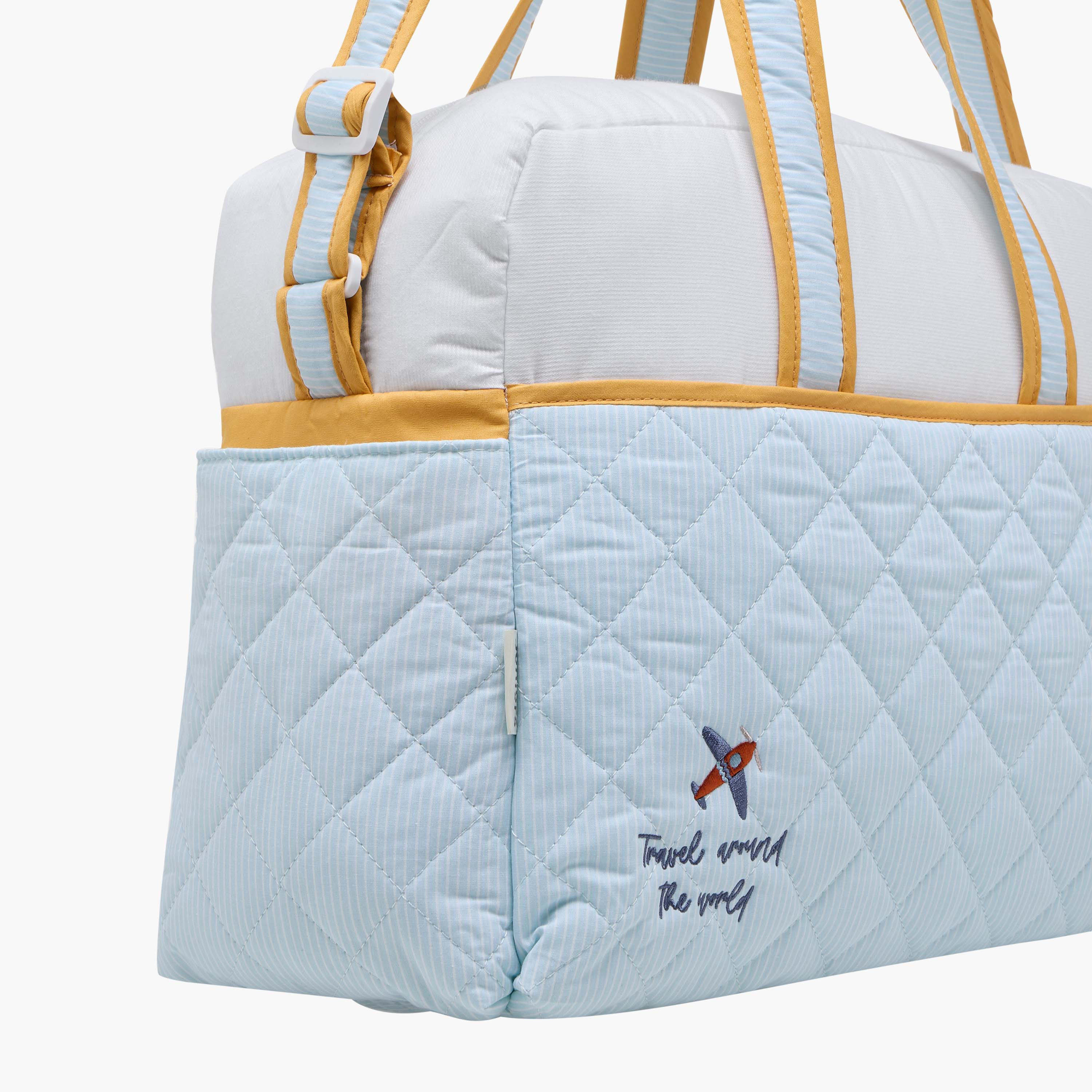 شنطة حفاضات مبطنة بأحزمة قابلة للتعديل وسحاب إغلاق من جونيورز-baby-diapering-diaperbags-image-5