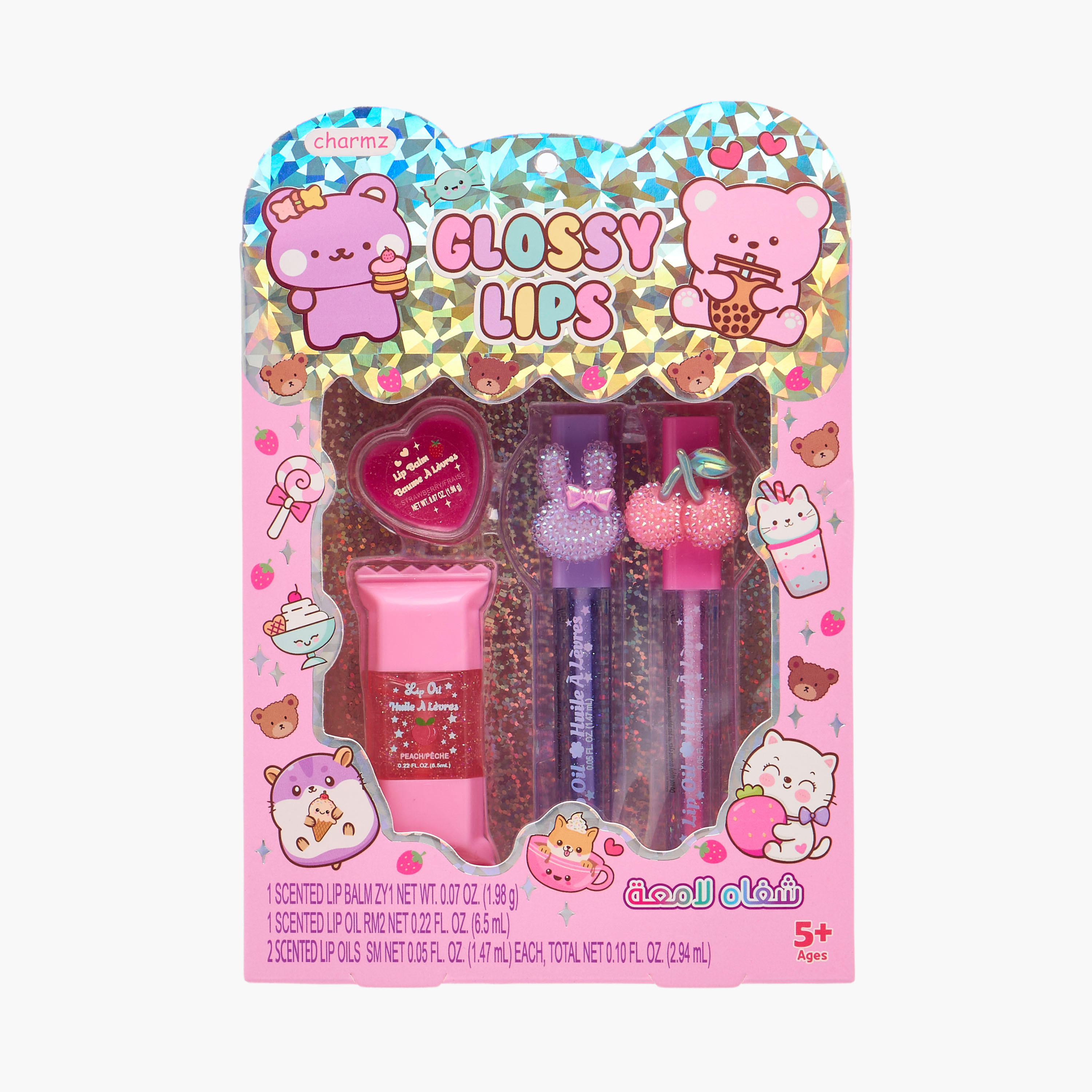 Set of 4 Charmz Glossy Lip Set-toys-roleplay-makeupandcosmeticsets-image-4