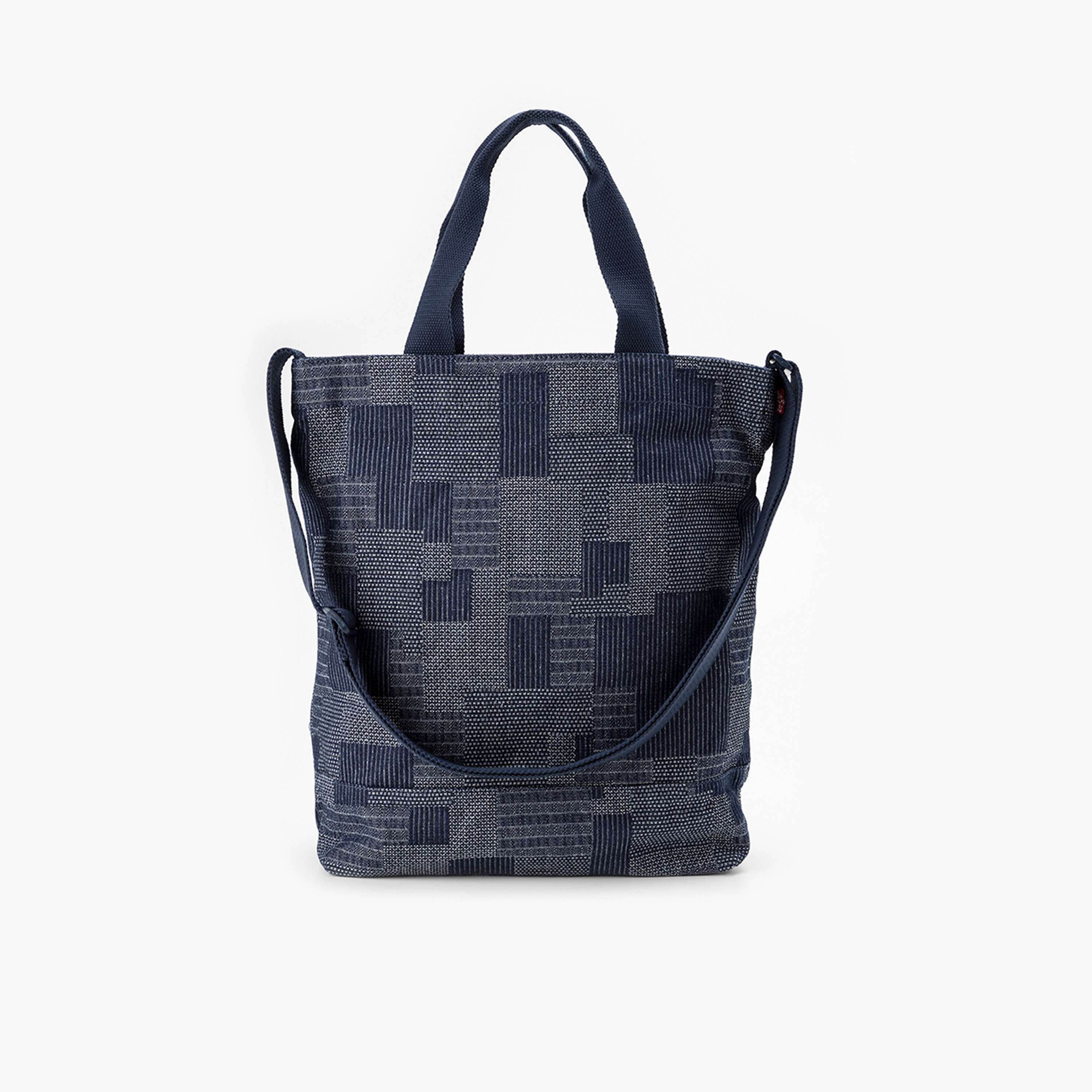 Levi's Abstract Top Handle Tote Bag with Zipper closure and Adjustable Strap-men-bags-image-1