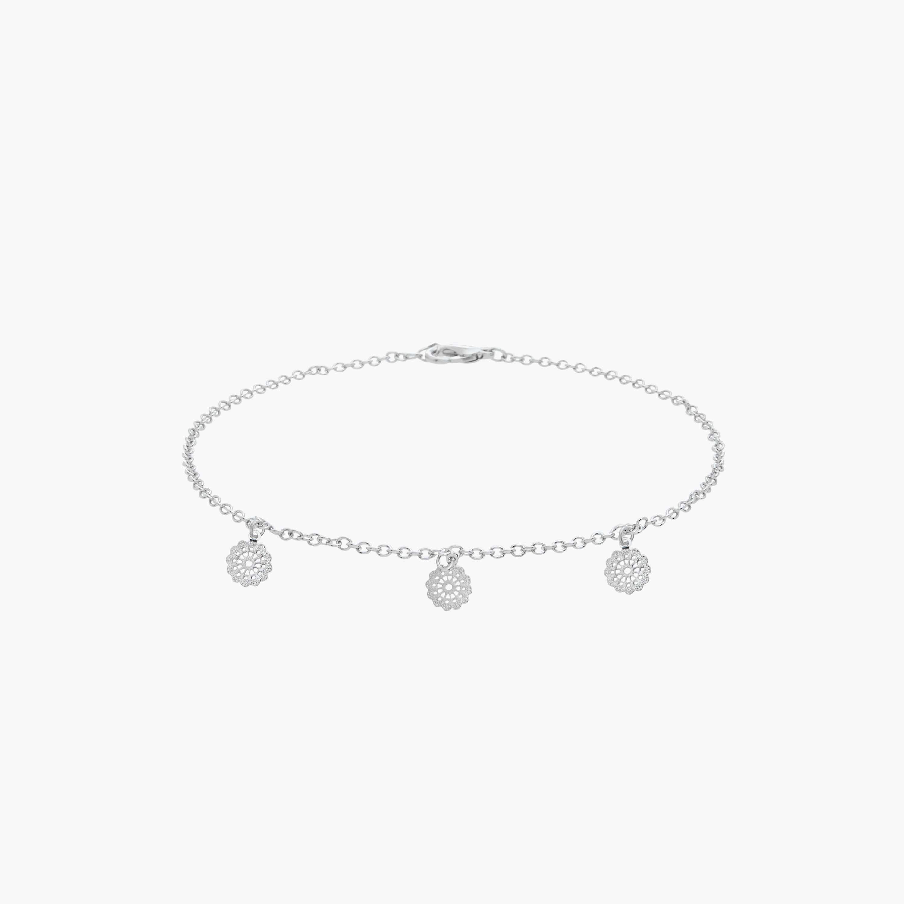 خلخال مزيّن بمشبك إغلاق - طقم 3 قطع-women-watchesandjewellery-jewellery-anklets-image-2