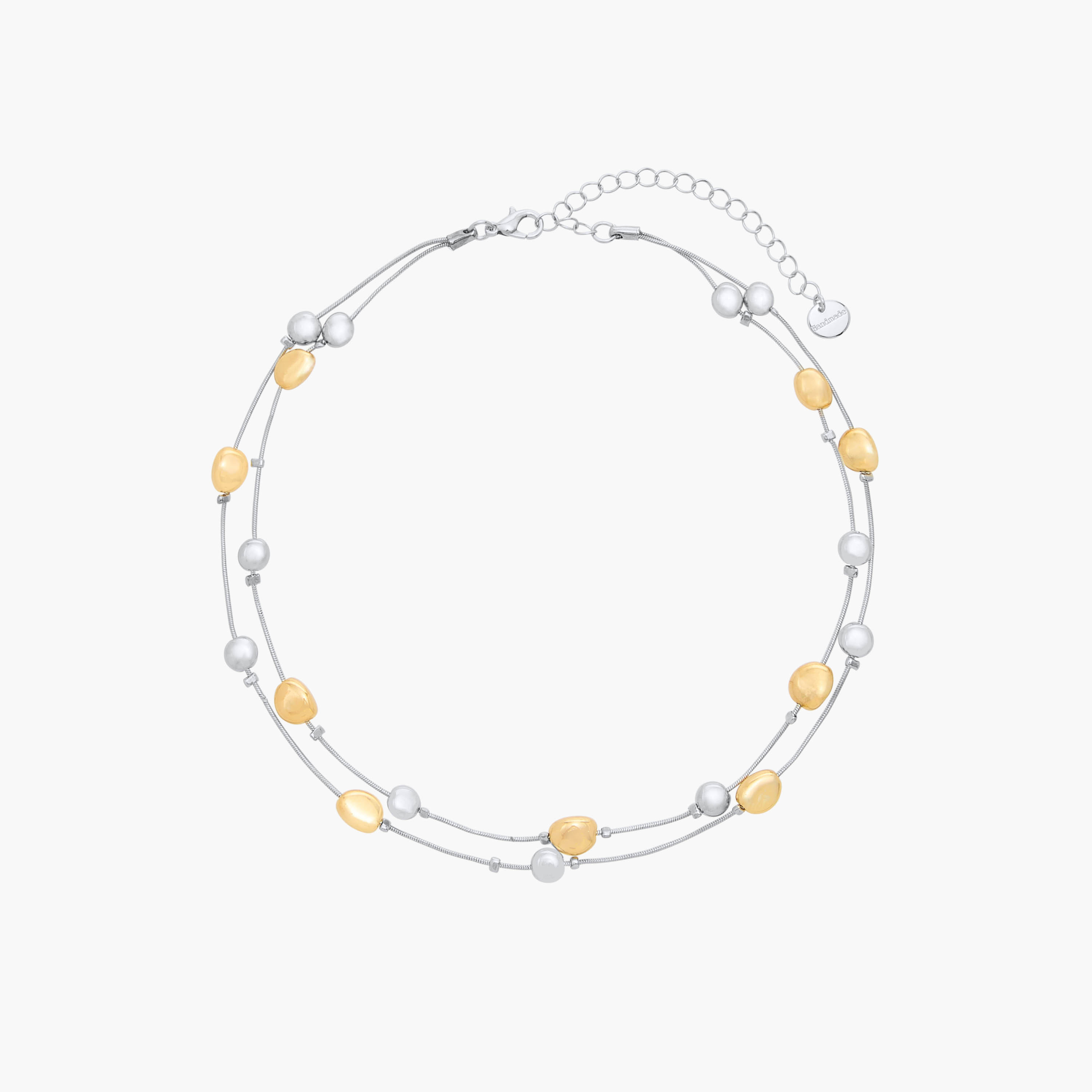 Embellished Layered Necklace with Lobster Clasp Closure-women-watchesandjewellery-jewellery-necklacesandpendants-image-1