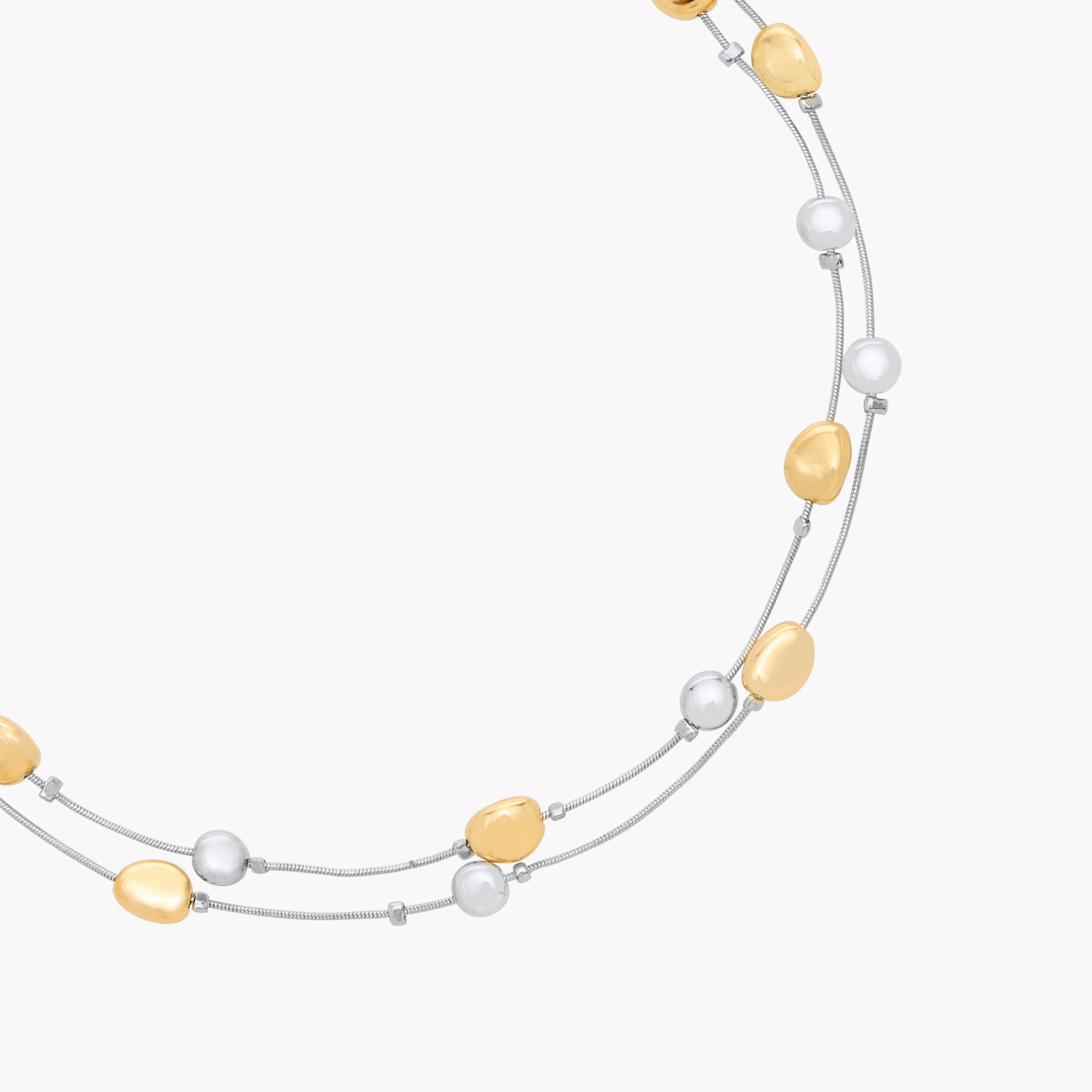 Embellished Layered Necklace with Lobster Clasp Closure-women-watchesandjewellery-jewellery-necklacesandpendants-image-2