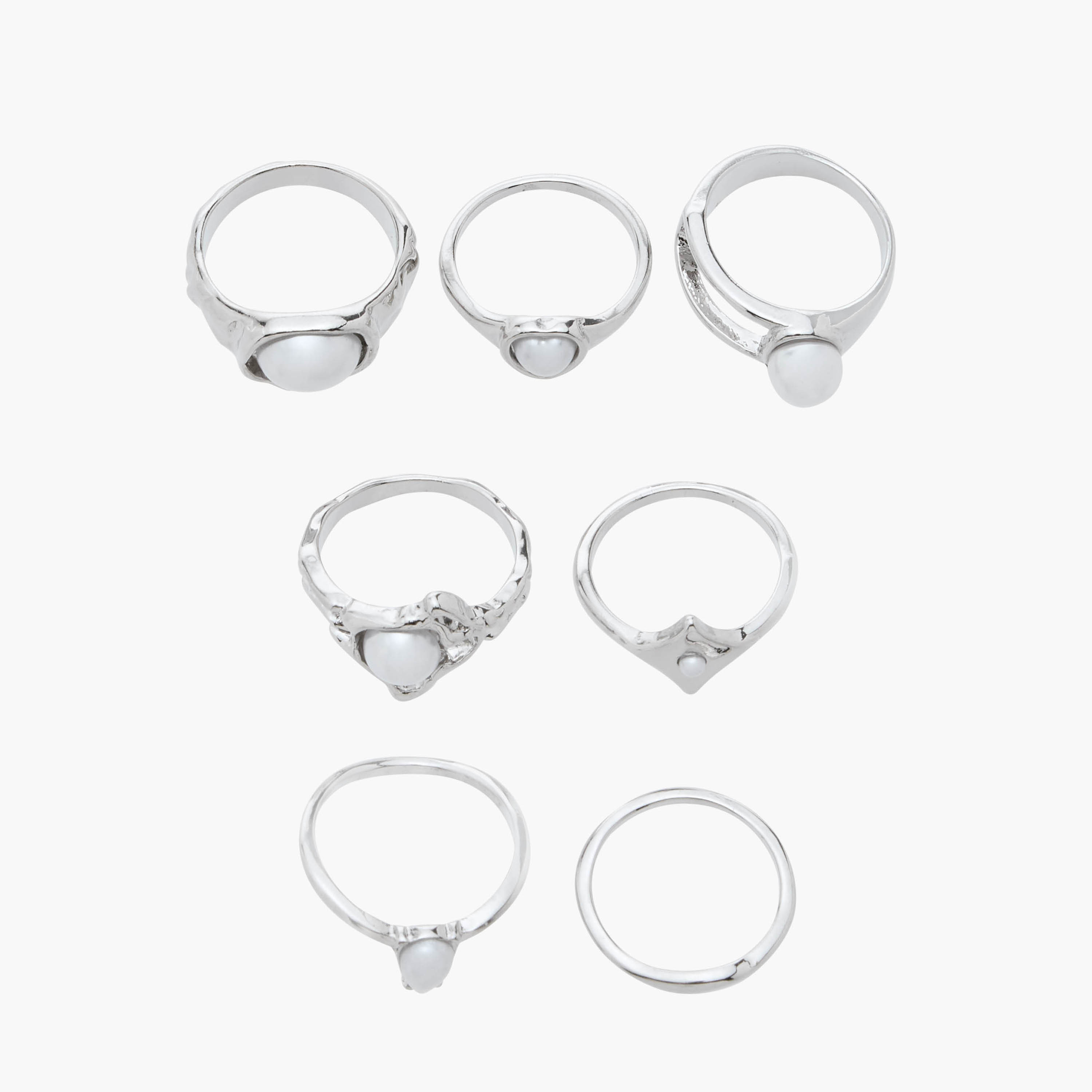 خواتم مزينة - طقم 7 قطع-women-watchesandjewellery-jewellery-rings-image-1
