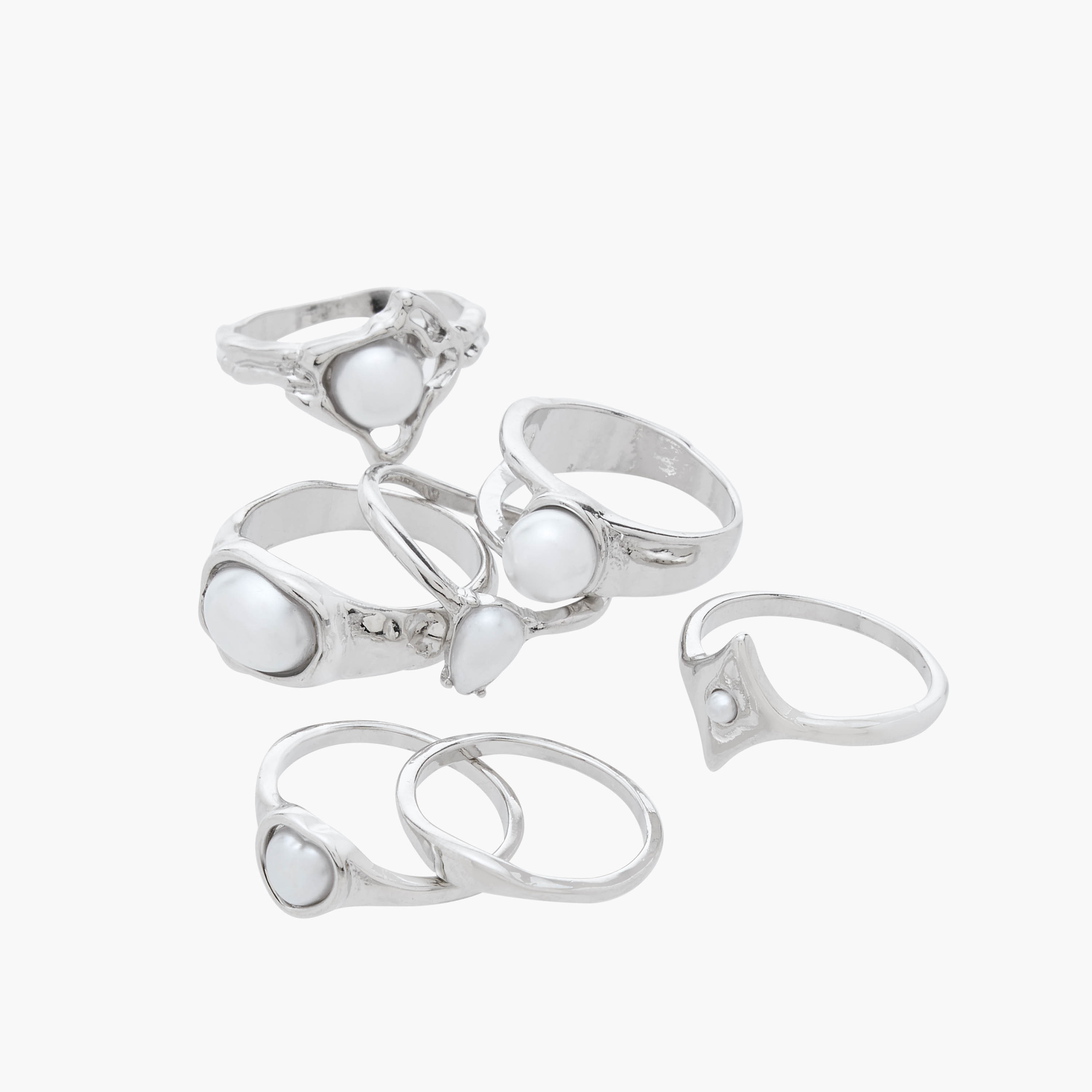 خواتم مزينة - طقم 7 قطع-women-watchesandjewellery-jewellery-rings-image-2