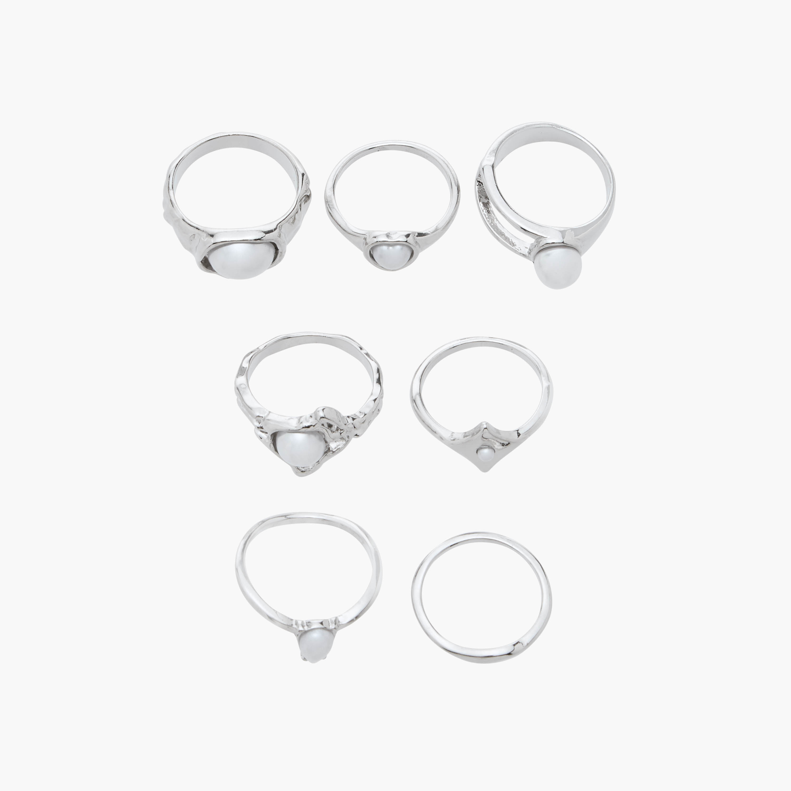 خواتم مزينة - طقم 7 قطع-women-watchesandjewellery-jewellery-rings-image-1