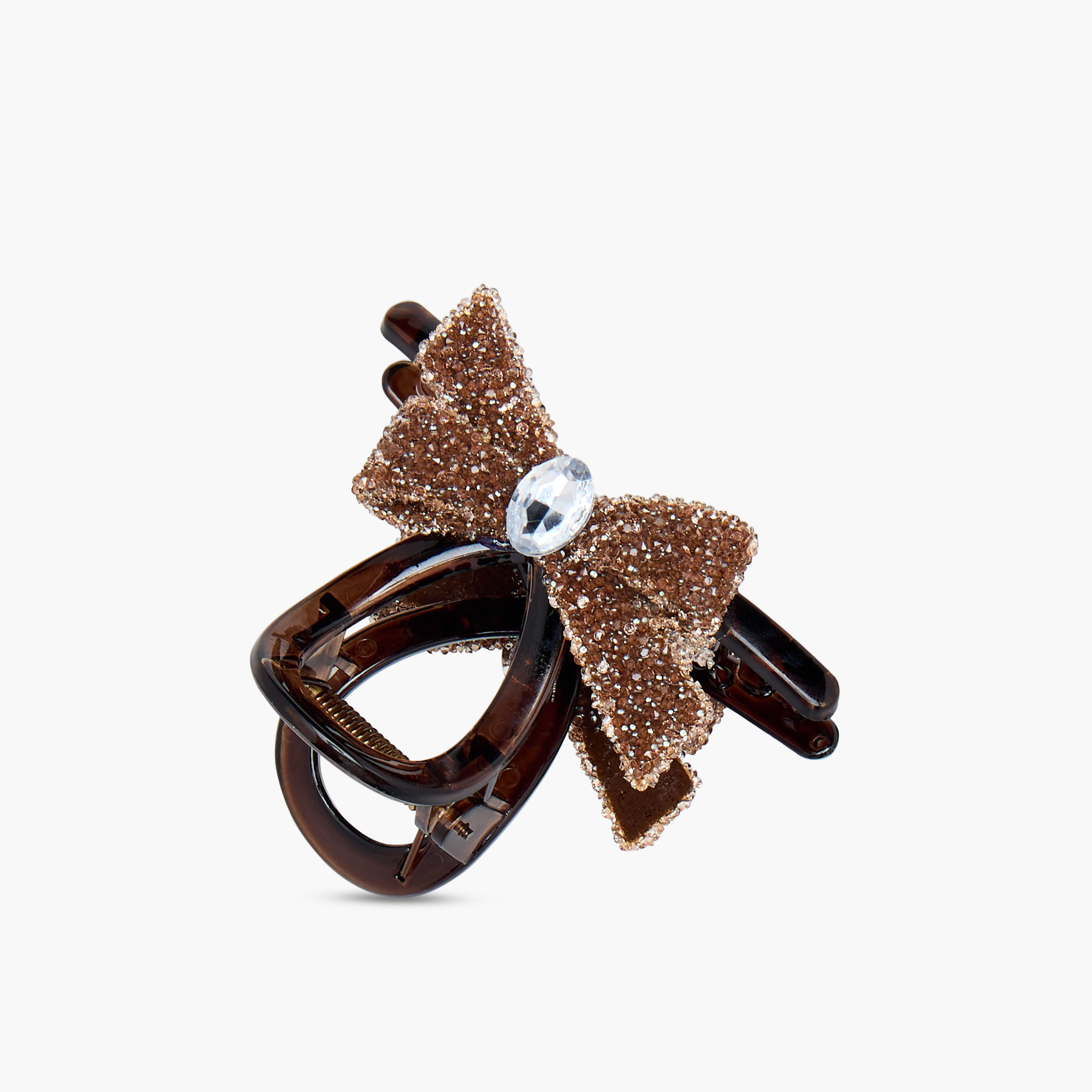 Hair Clamp with Bow Accent-women-hairaccessories-clamps-image-2