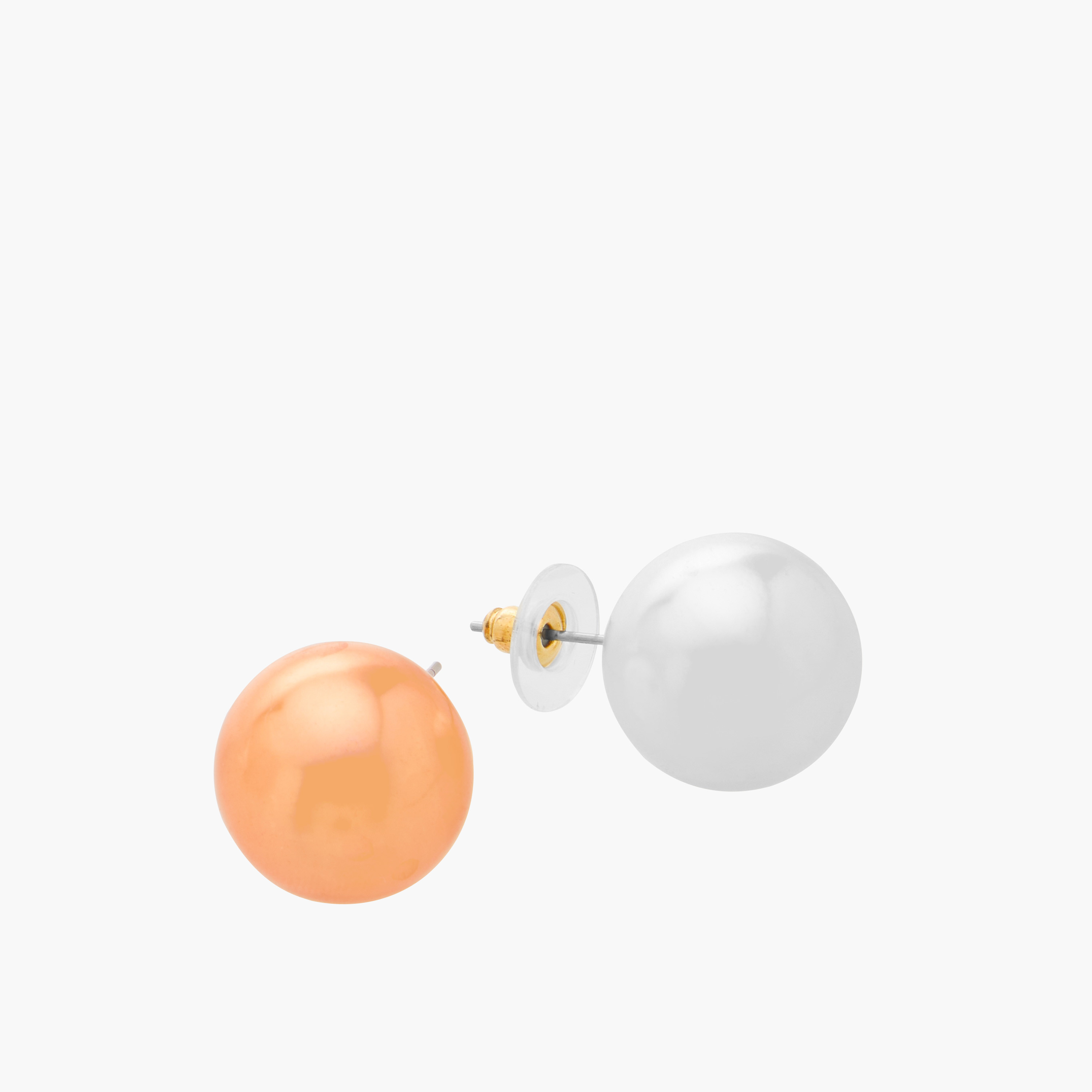 Pearl Stud Earrings with Pushback Closure - Set of 3-women-watchesandjewellery-jewellery-earrings-image-5