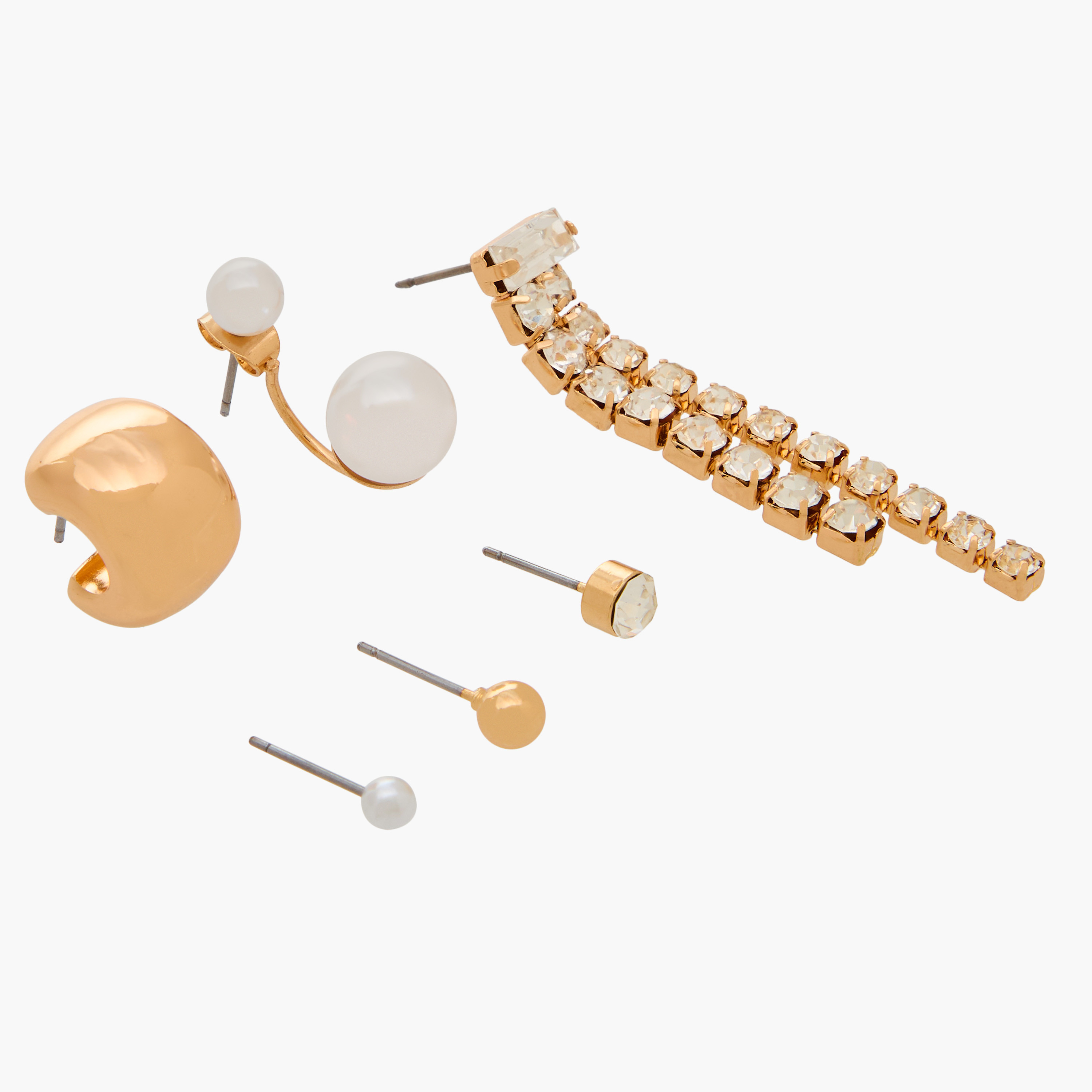 Assorted Earrings with Pushback Closure - Set of 6-women-watchesandjewellery-jewellery-earrings-image-3