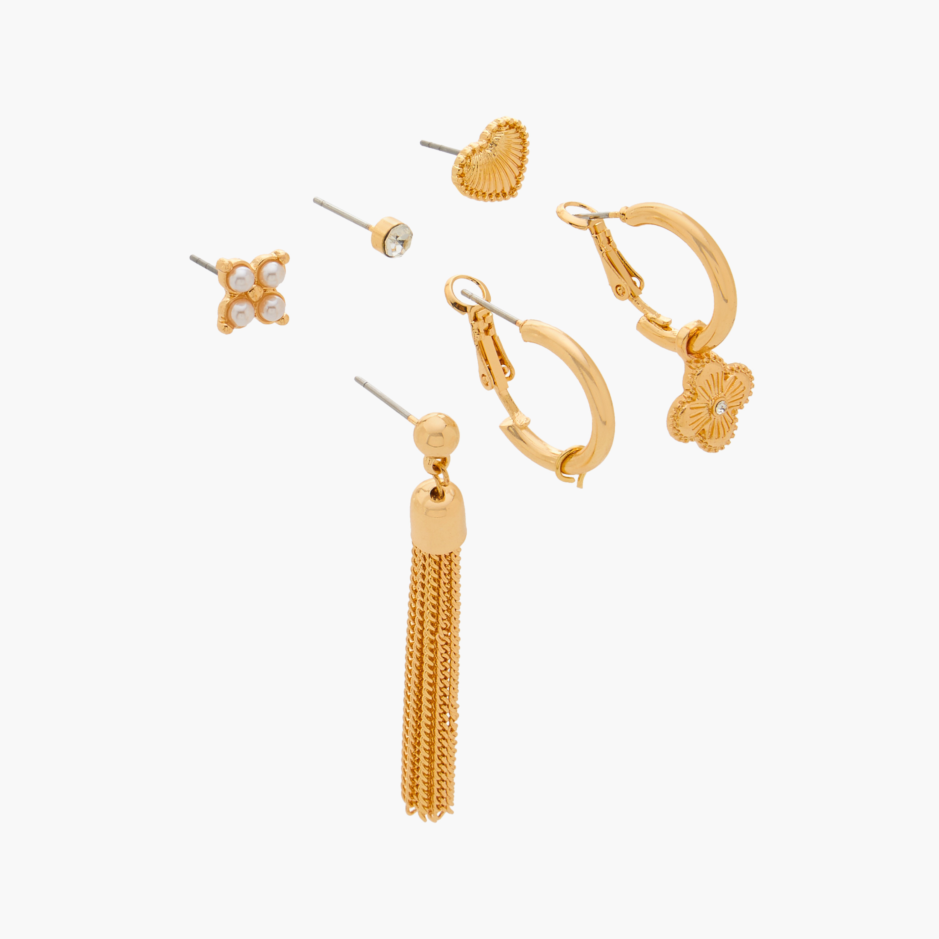 Assorted Earrings - Set of 6-women-watchesandjewellery-jewellery-earrings-image-2