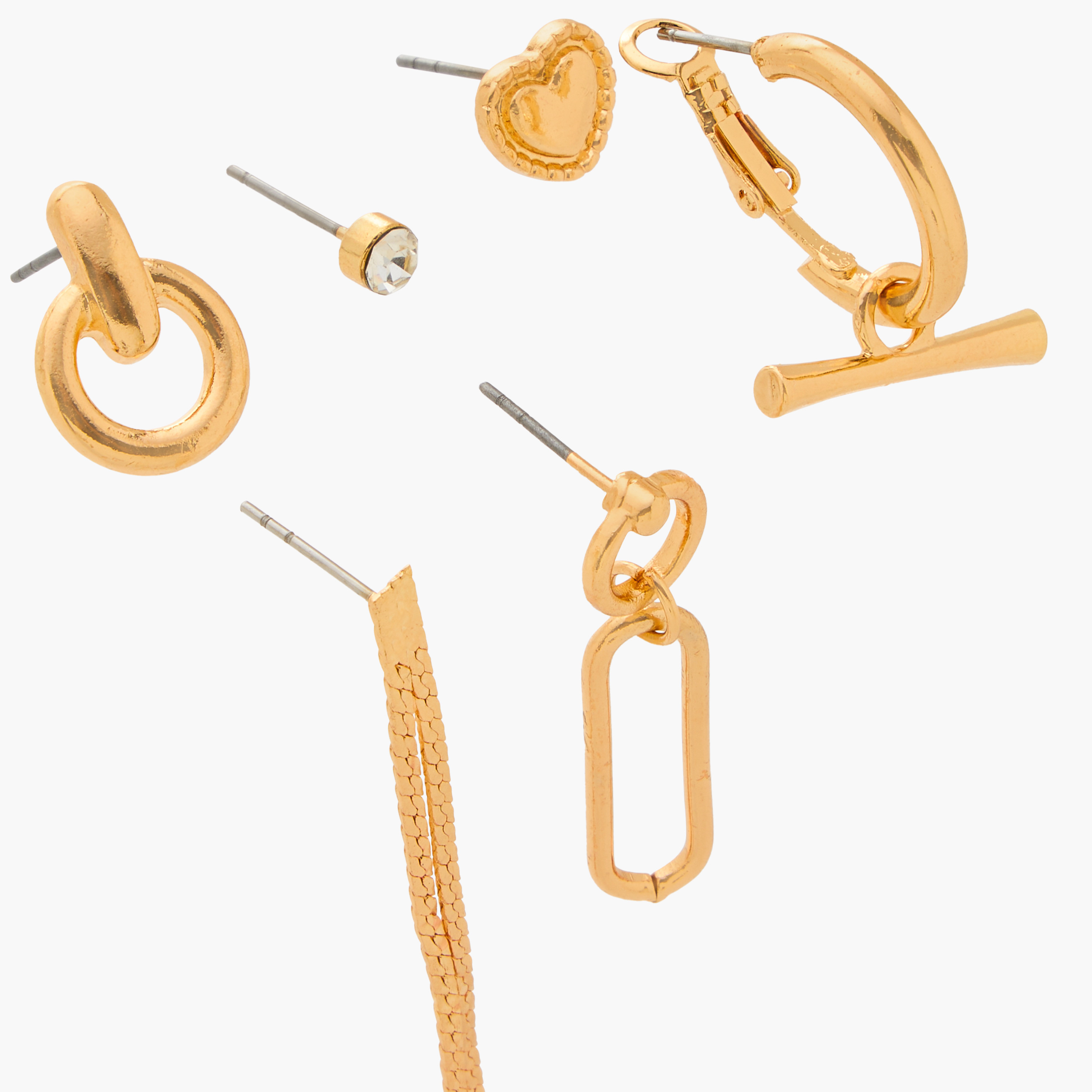حلقان متنوعة - طقم من 6-women-watchesandjewellery-jewellery-earrings-image-3