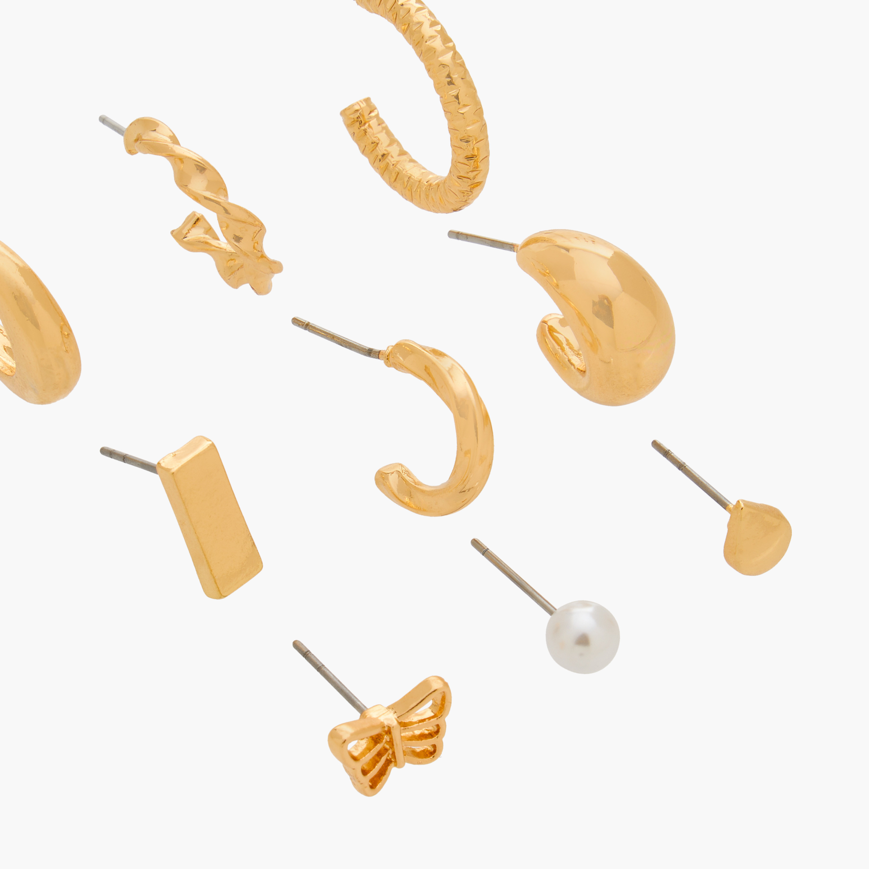 Assorted Earrings with Pushback Closure - Set of 9-women-watchesandjewellery-jewellery-earrings-image-3