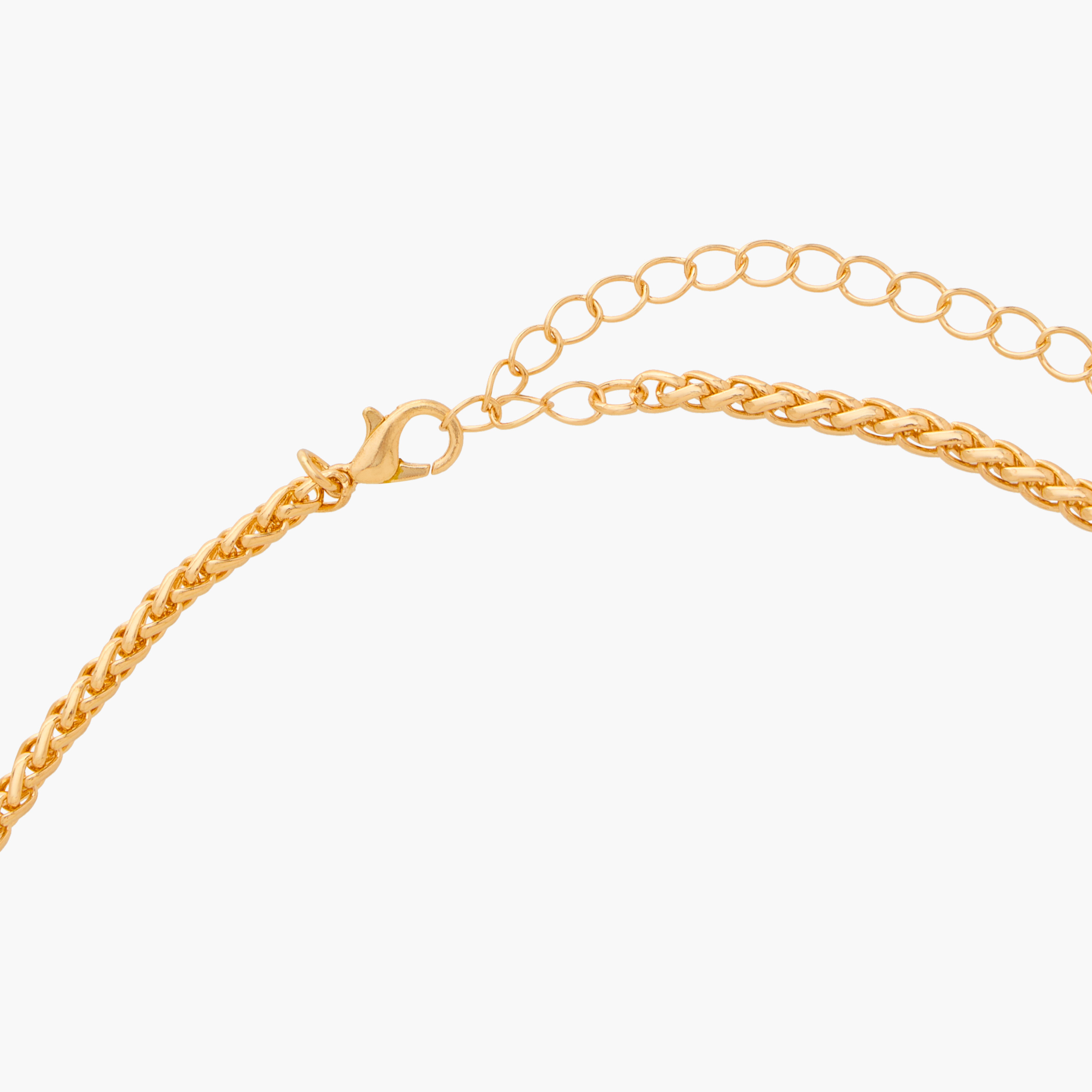 Metallic Necklace with Lobster Clasp Closure-women-watchesandjewellery-jewellery-necklacesandpendants-image-4