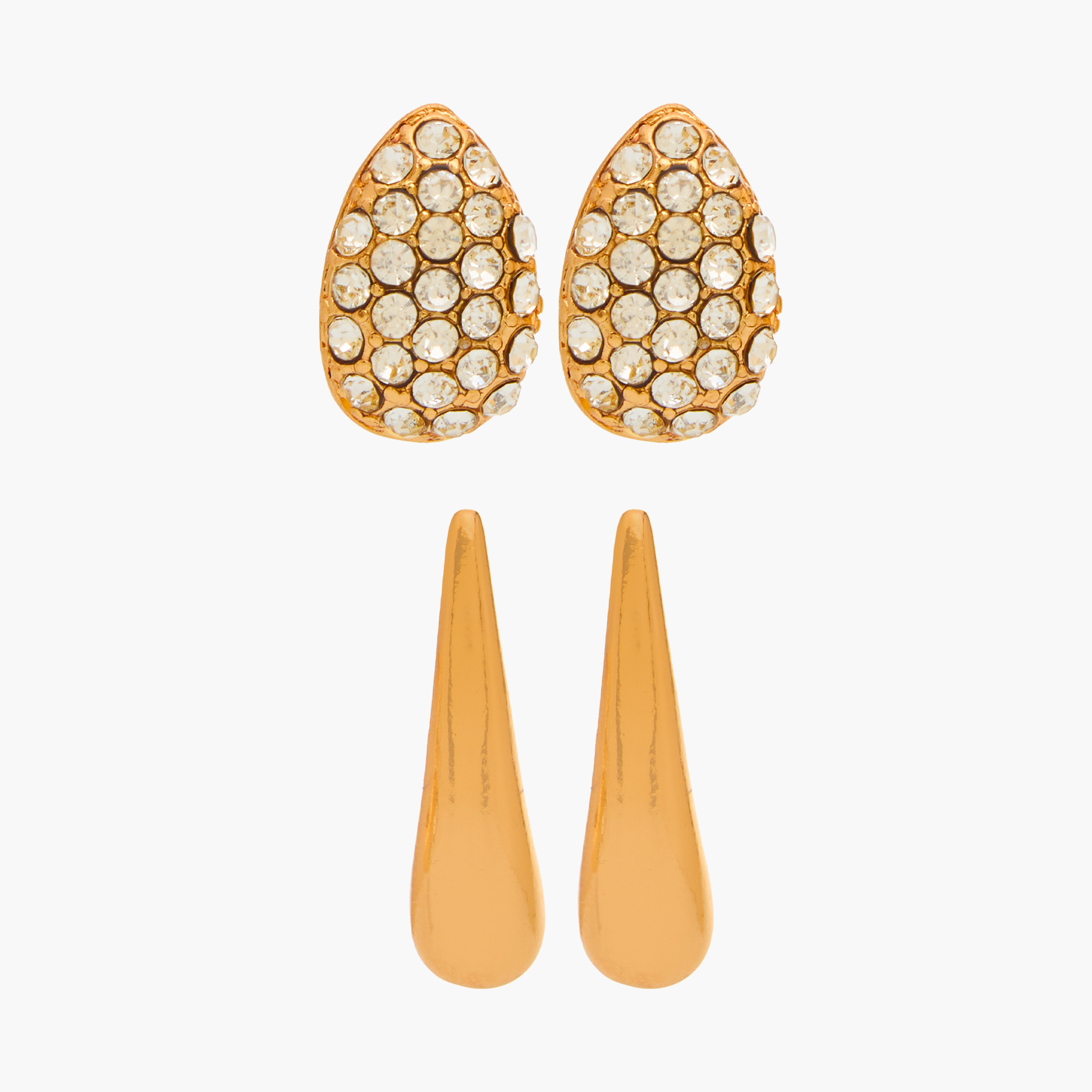 Assorted Earrings with Pushback Closure - Set of 5-women-watchesandjewellery-jewellery-earrings-image-2