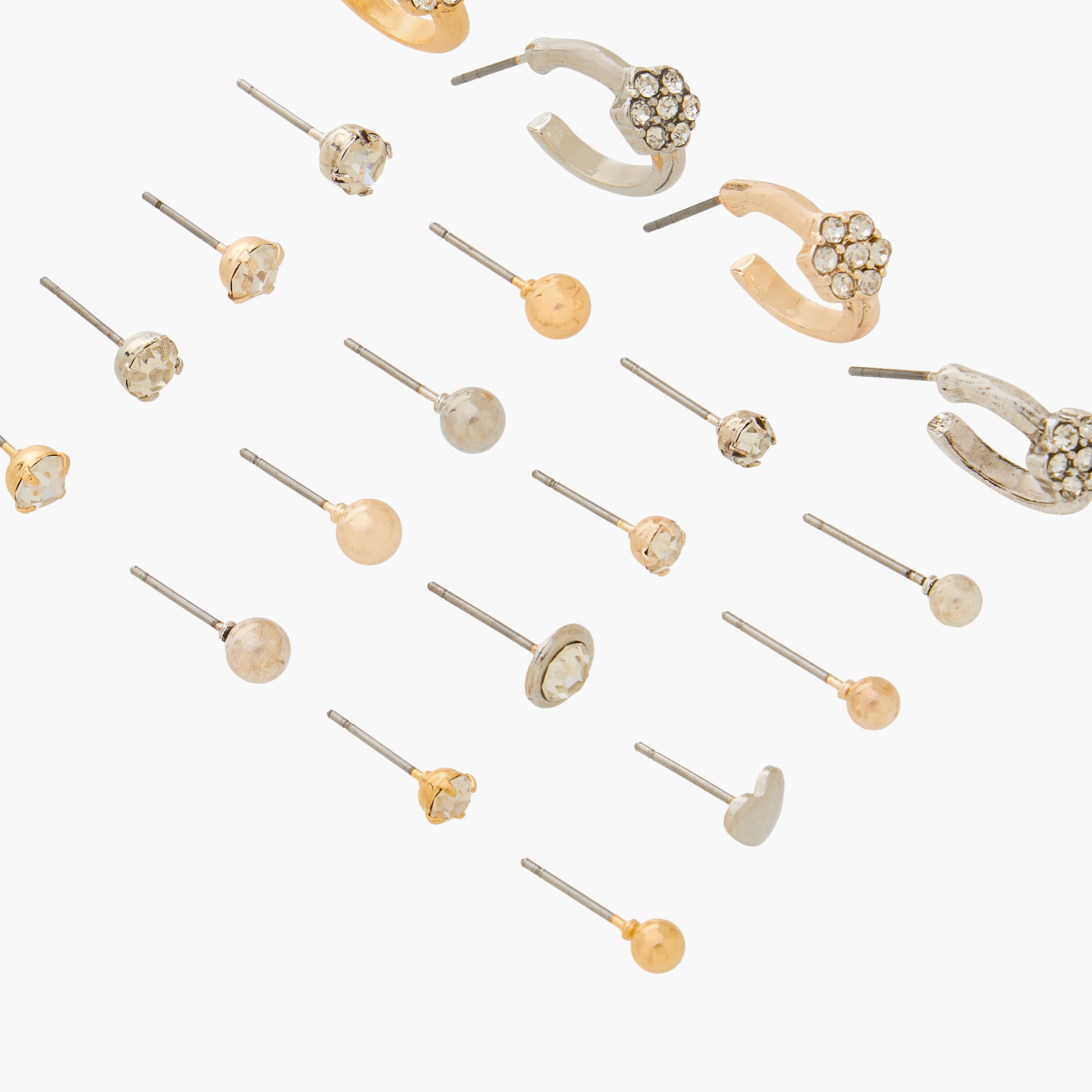 Assorted Earrings with Pushback Closure - Set of 20-women-watchesandjewellery-jewellery-earrings-image-3