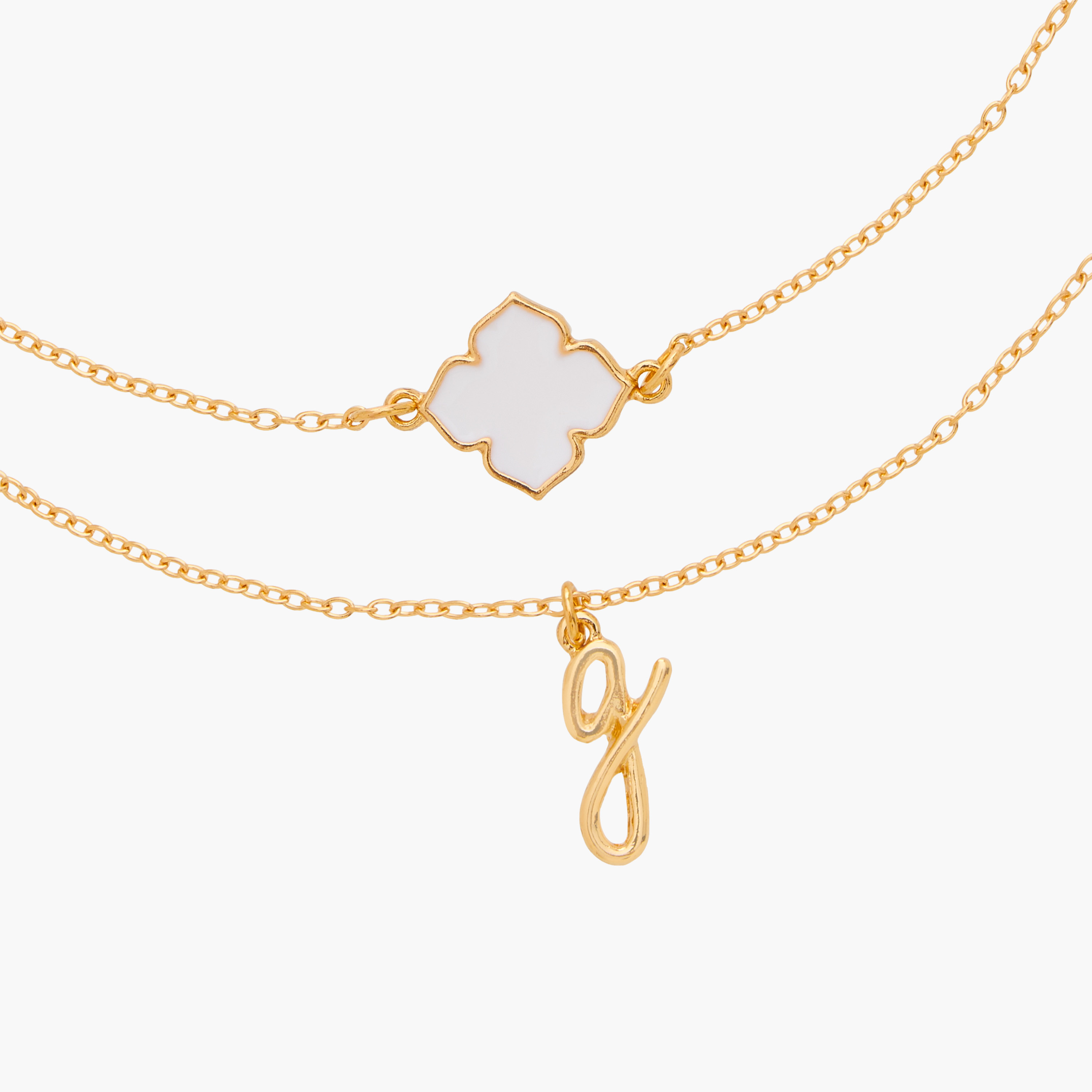 Alphabet Pendant Layered Necklace with Lobster Clasp-women-watchesandjewellery-jewellery-necklacesandpendants-image-4