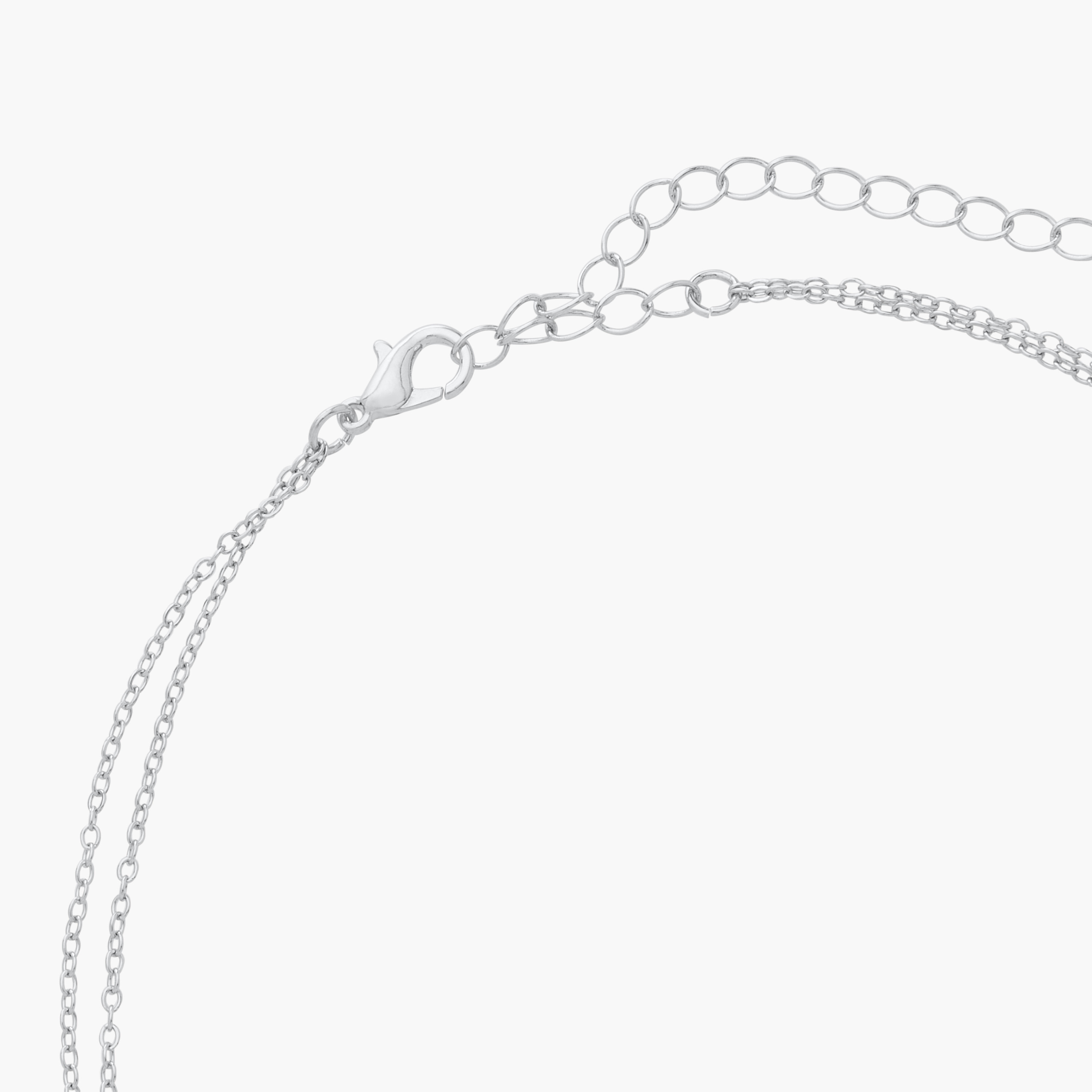 Alphabet Pendant Layered Necklace with Lobster Clasp Closure-women-watchesandjewellery-jewellery-necklacesandpendants-image-4