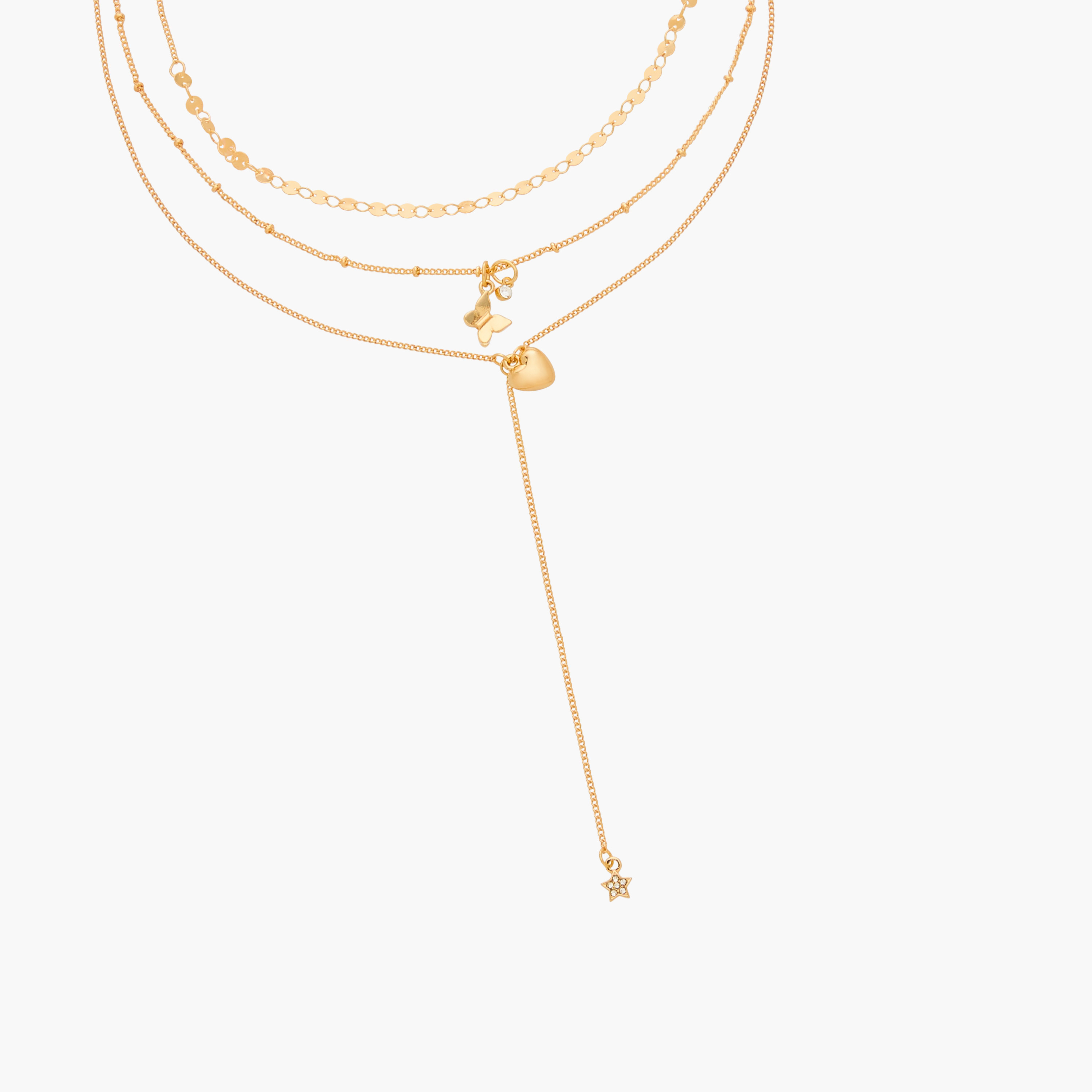 Metallic Necklace with Lobster Clasp Closure - Set of 3-women-watchesandjewellery-jewellery-necklacesandpendants-image-5