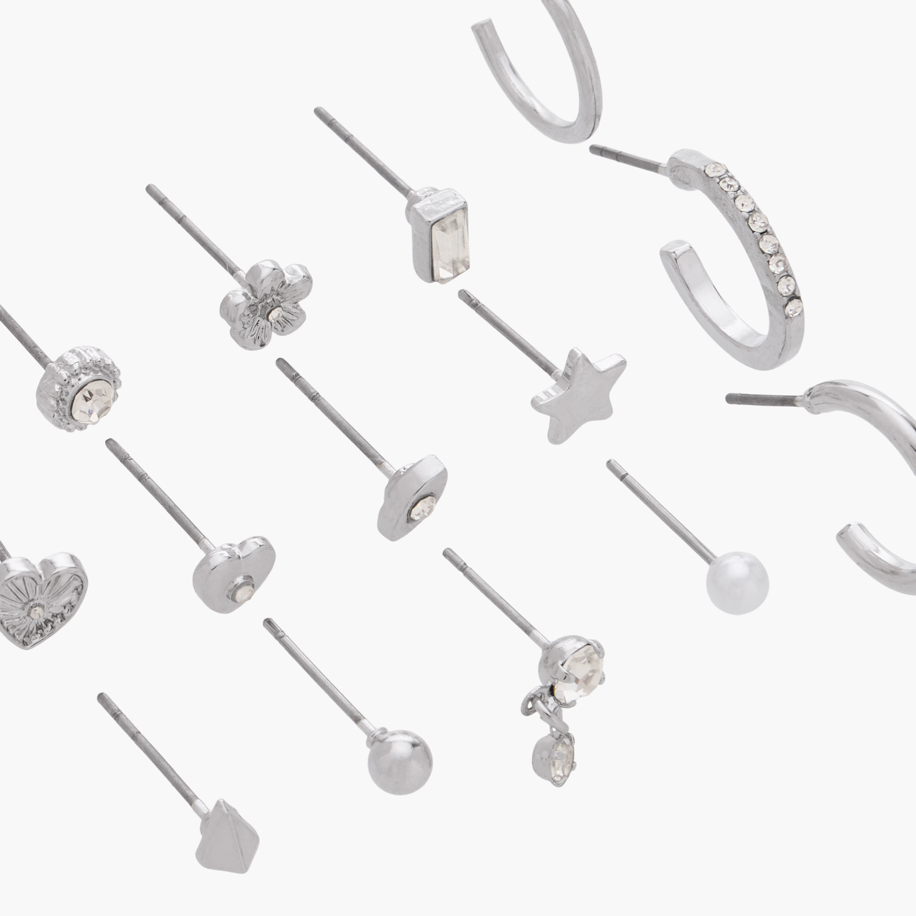Assorted Earrings with Pushback Closure - Set of 15-women-watchesandjewellery-jewellery-earrings-image-3