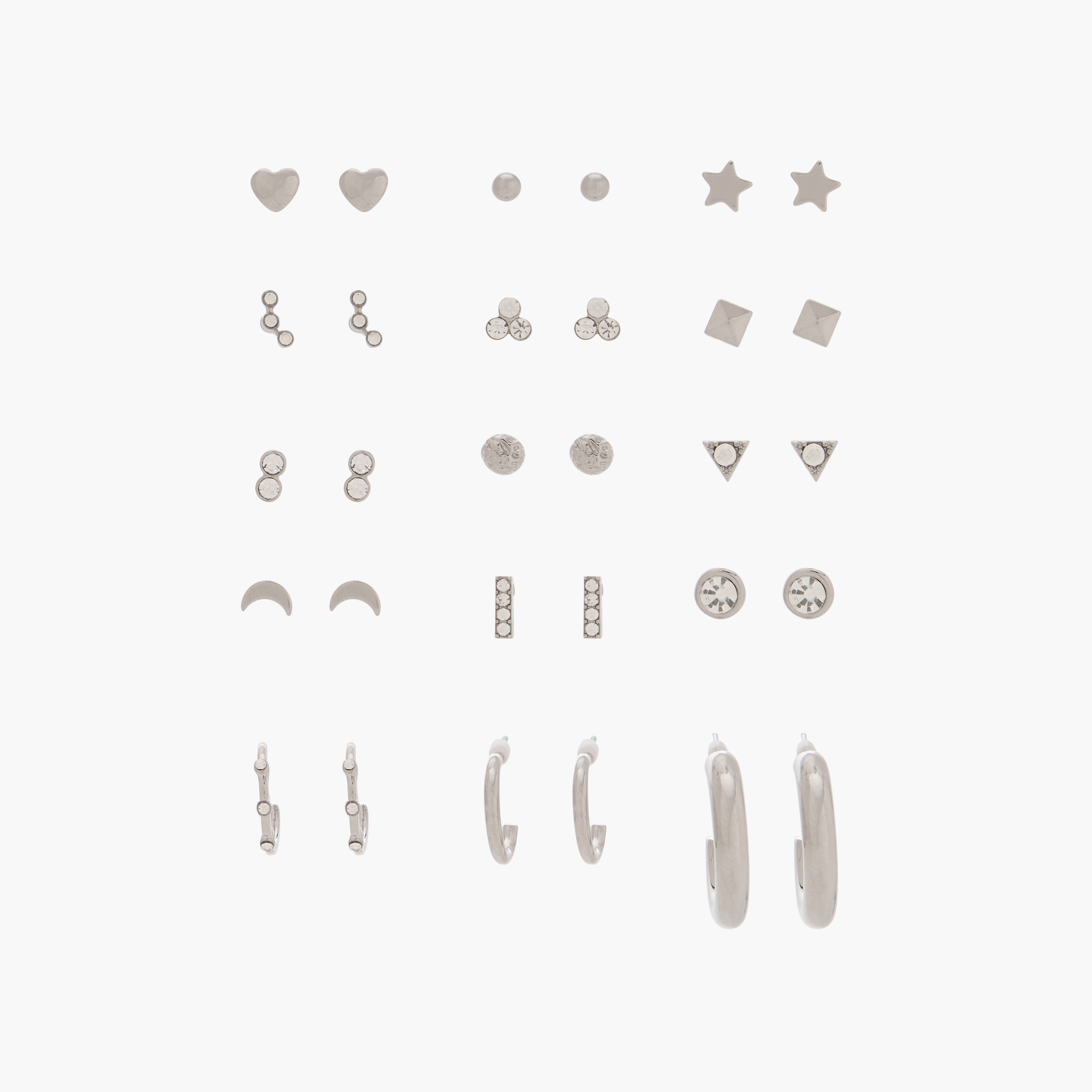 Assorted Earrings with Pushback Closure - Set of 12-women-watchesandjewellery-jewellery-earrings-image-1