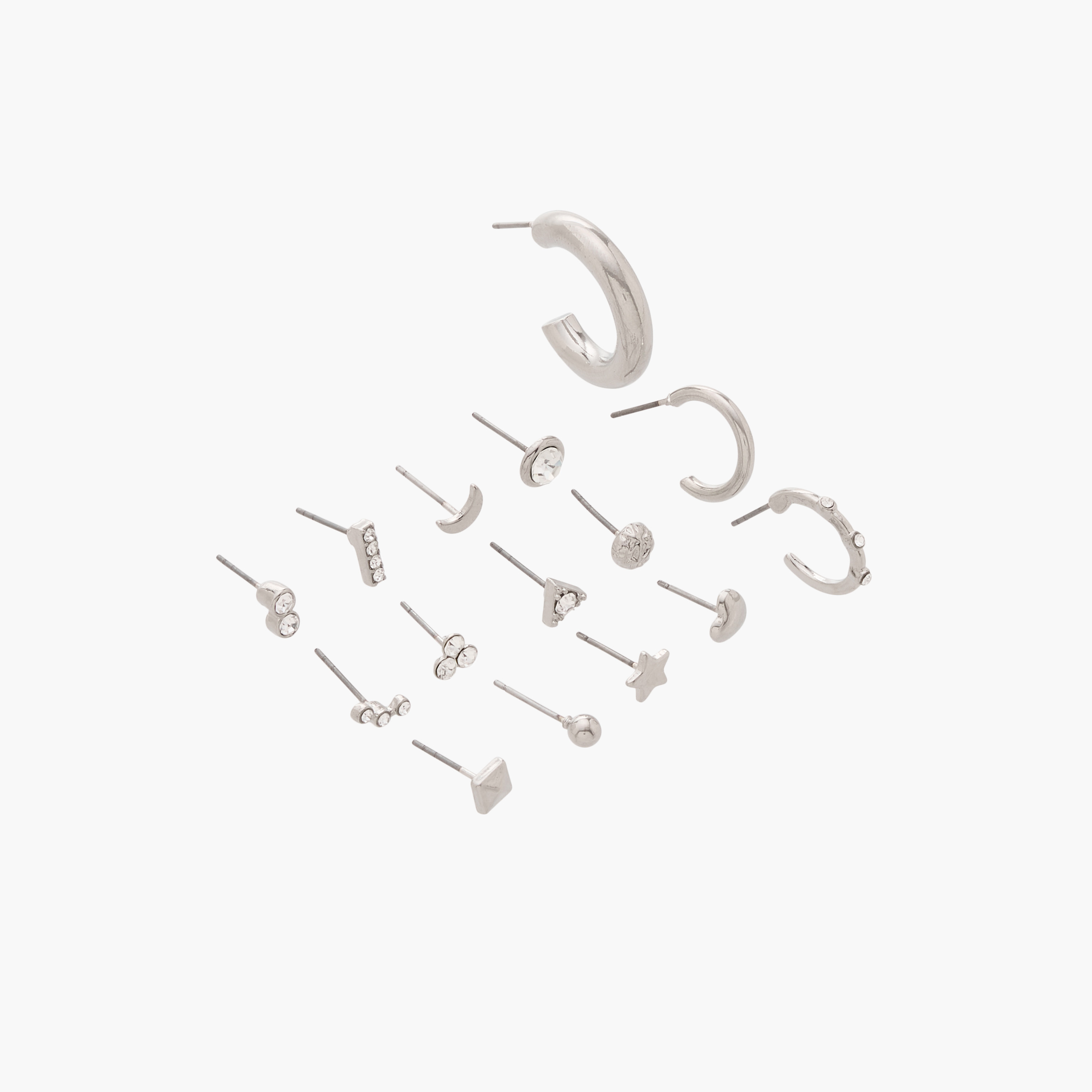 Assorted Earrings with Pushback Closure - Set of 12-women-watchesandjewellery-jewellery-earrings-image-2