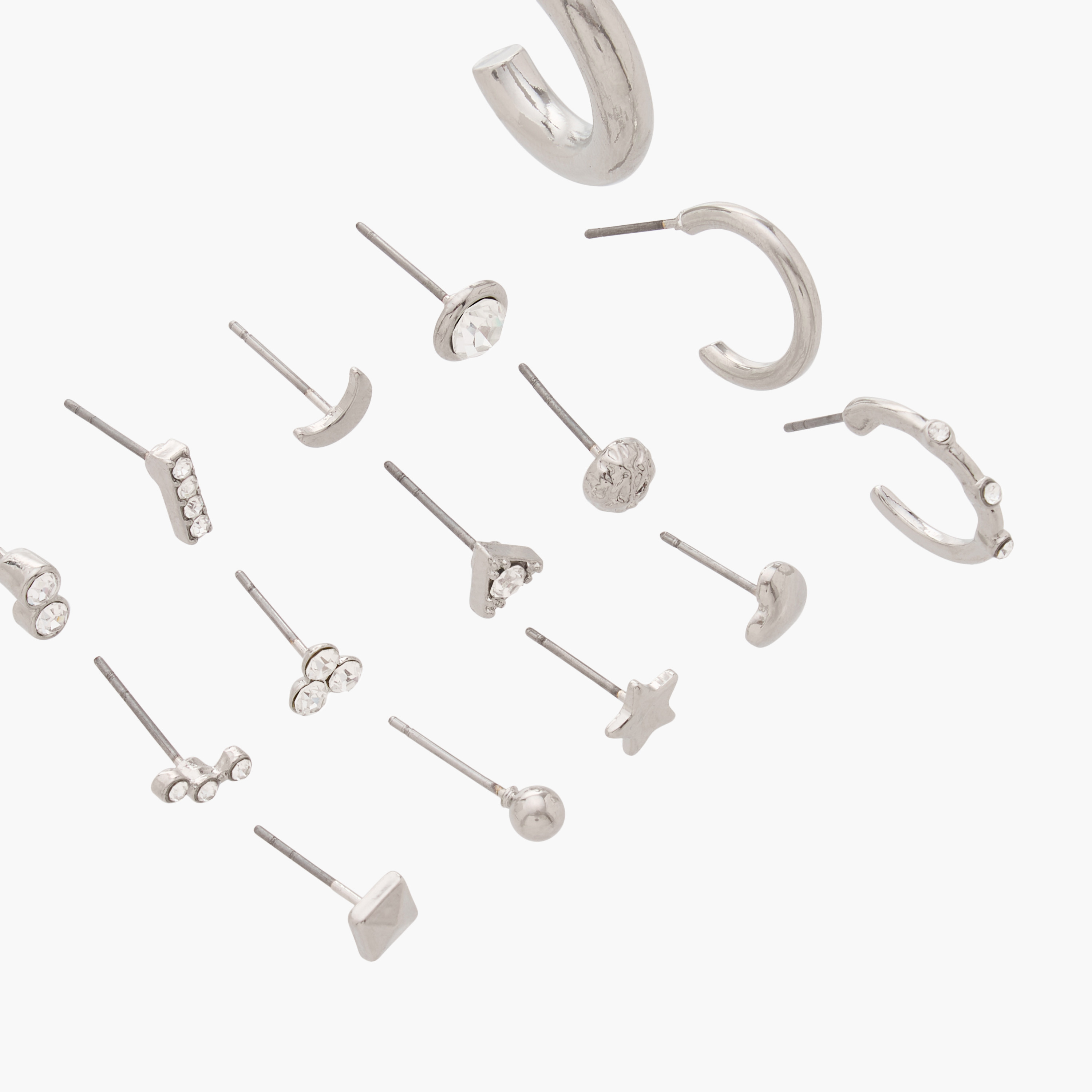 Assorted Earrings with Pushback Closure - Set of 12-women-watchesandjewellery-jewellery-earrings-image-3