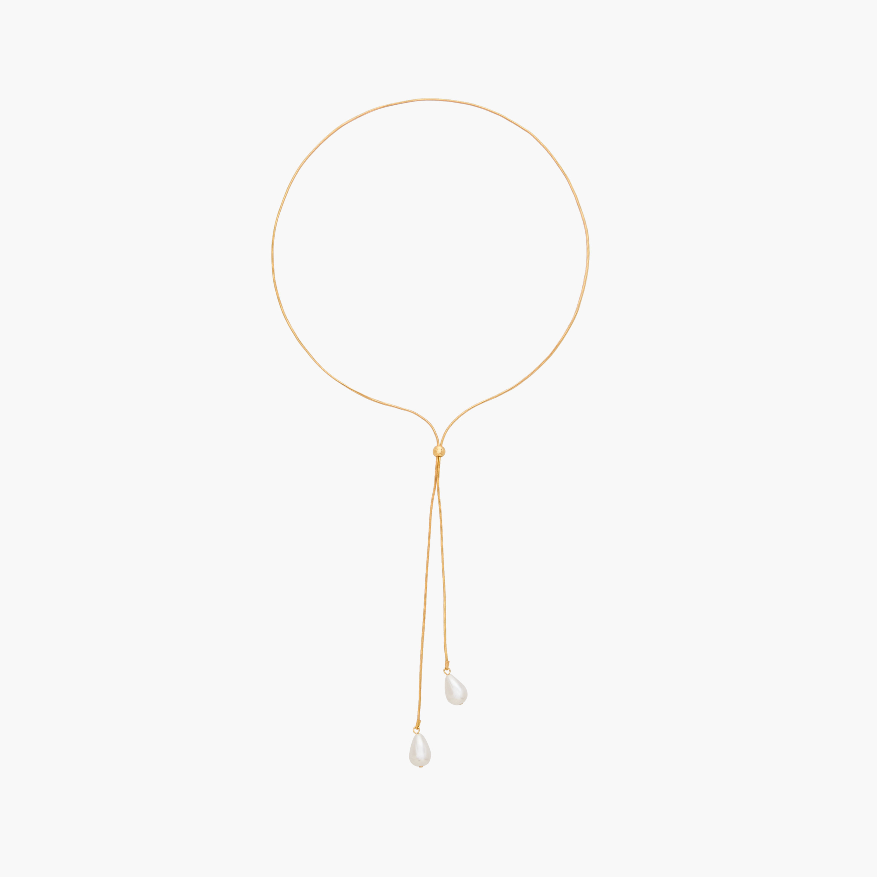 Pearl Embellished Lariat Necklace-women-watchesandjewellery-jewellery-necklacesandpendants-image-1