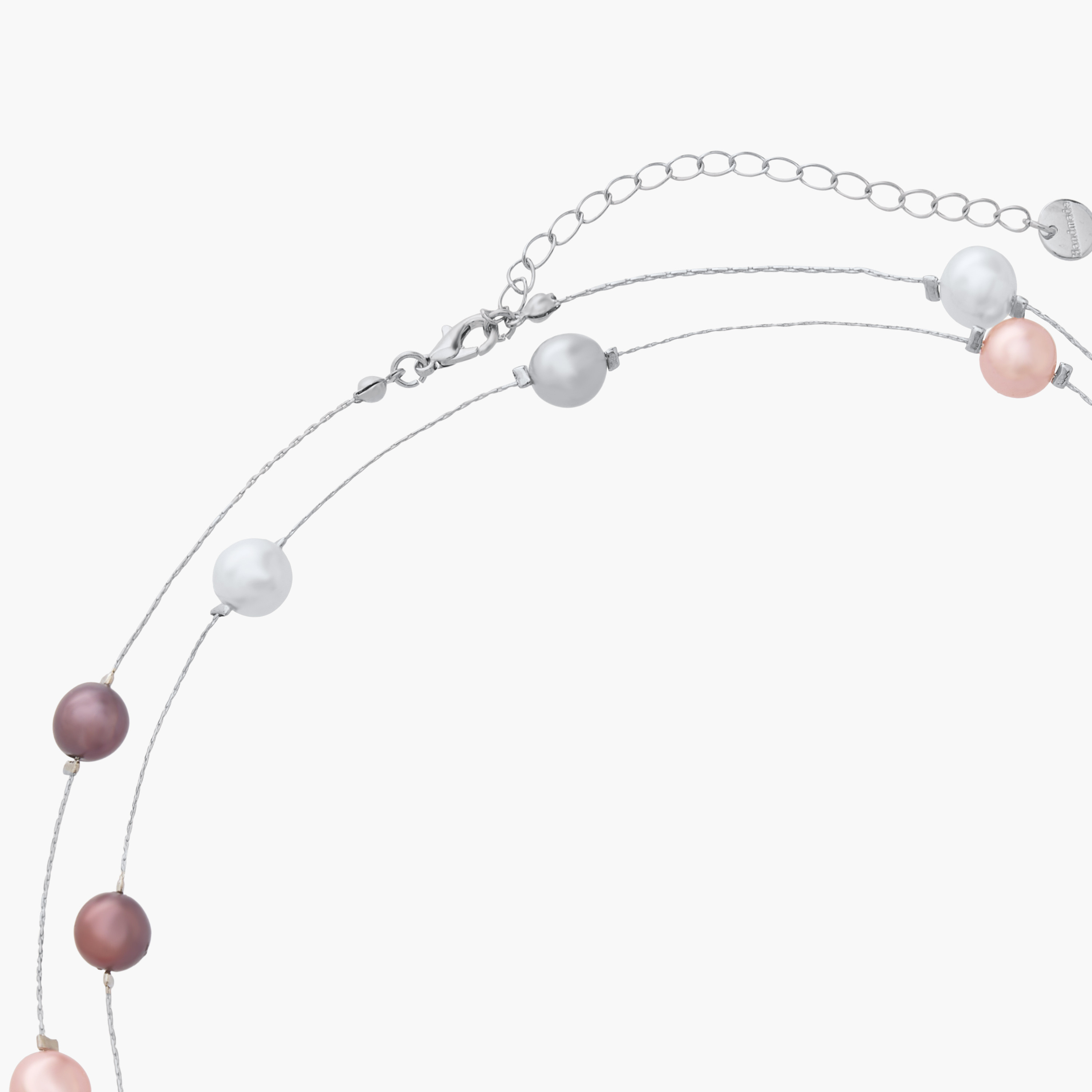 Pearl Embellished Layered Necklace with Lobster Clasp Closure-women-watchesandjewellery-jewellery-necklacesandpendants-image-4