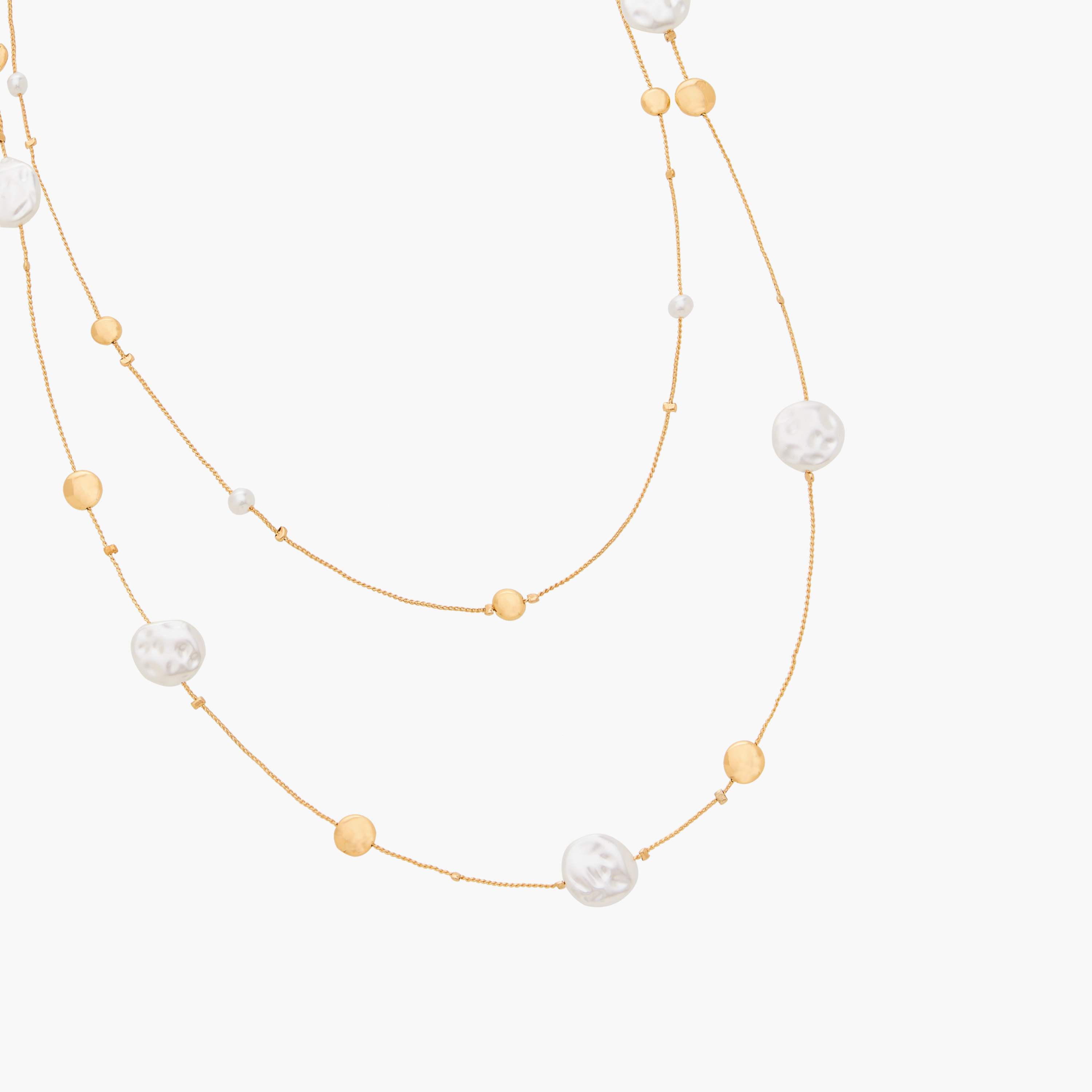 عقد طبقات مزين باللؤلؤ بمشبك إغلاق-women-watchesandjewellery-jewellery-necklacesandpendants-image-3