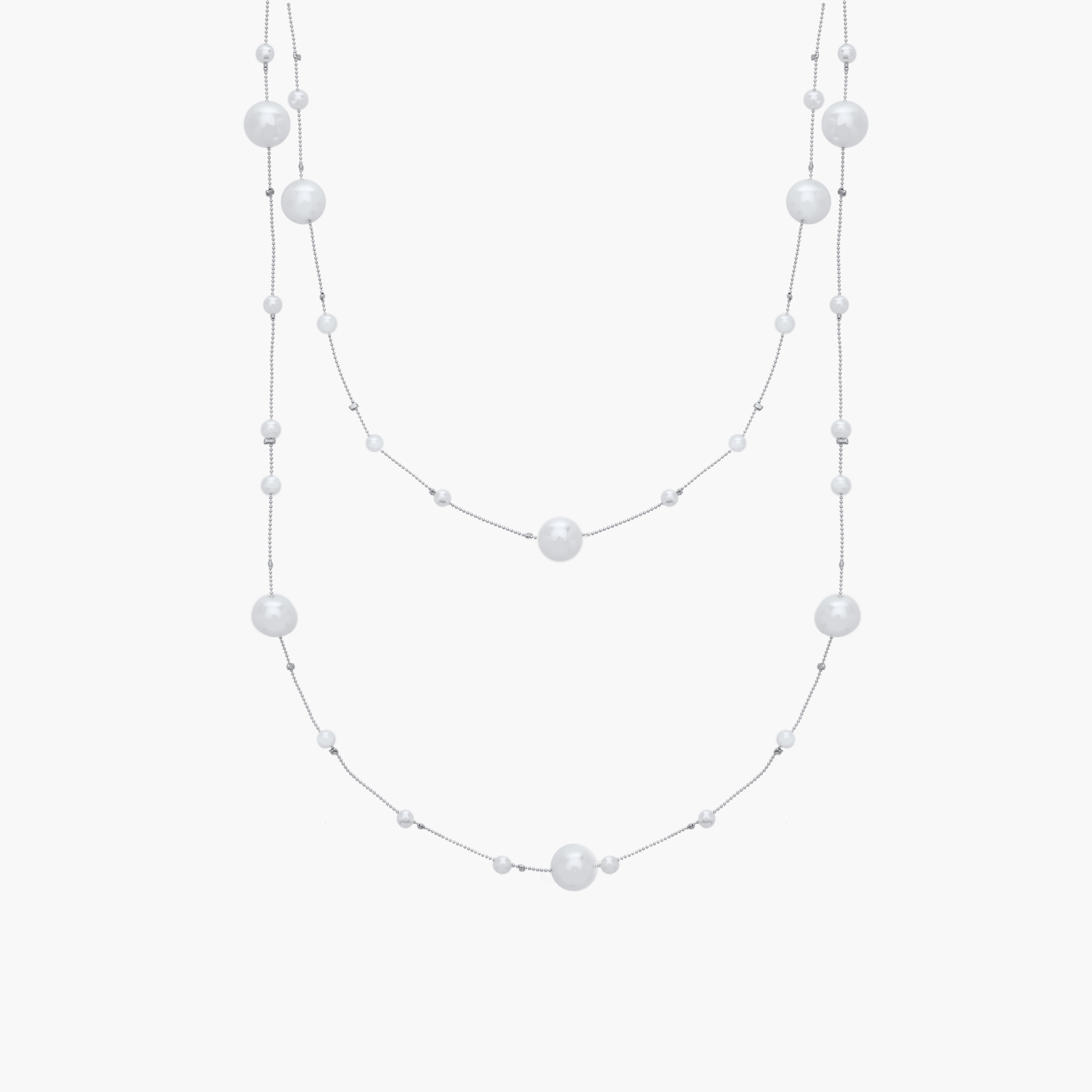 عقد طبقات مزين باللؤلؤ وبمشبك إغلاق-women-watchesandjewellery-jewellery-necklacesandpendants-image-1
