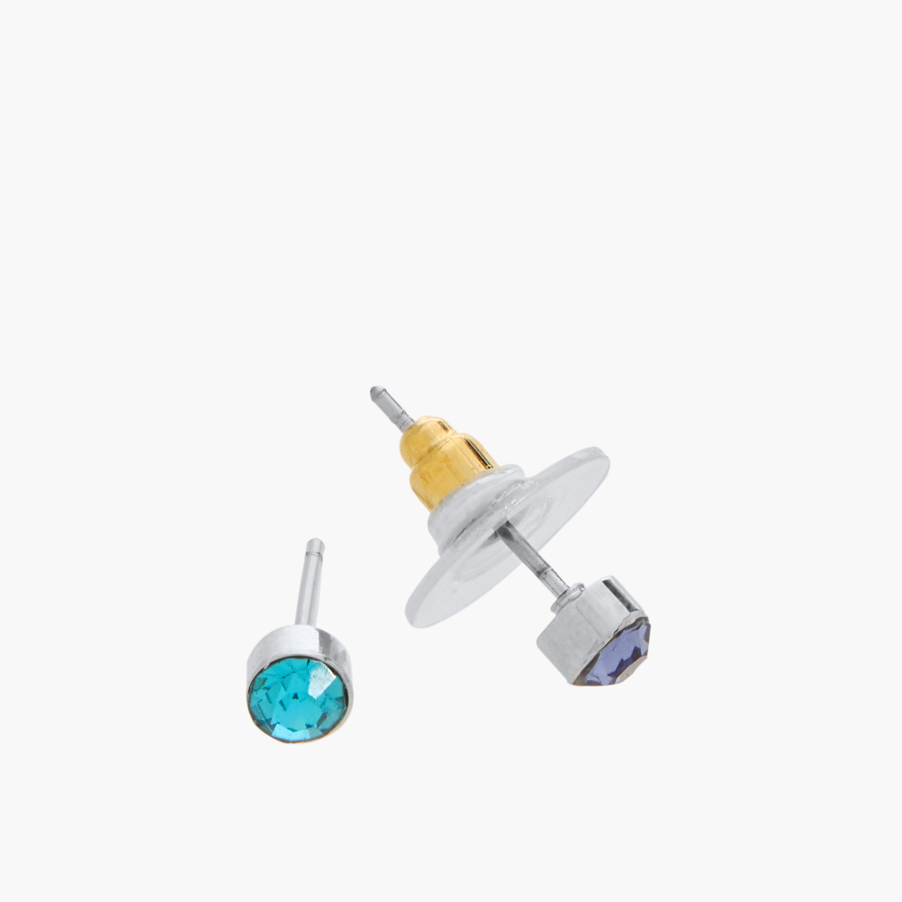 Embellished Stud Earrings with Pushback Closure - Set of 12-women-watchesandjewellery-jewellery-earrings-image-4