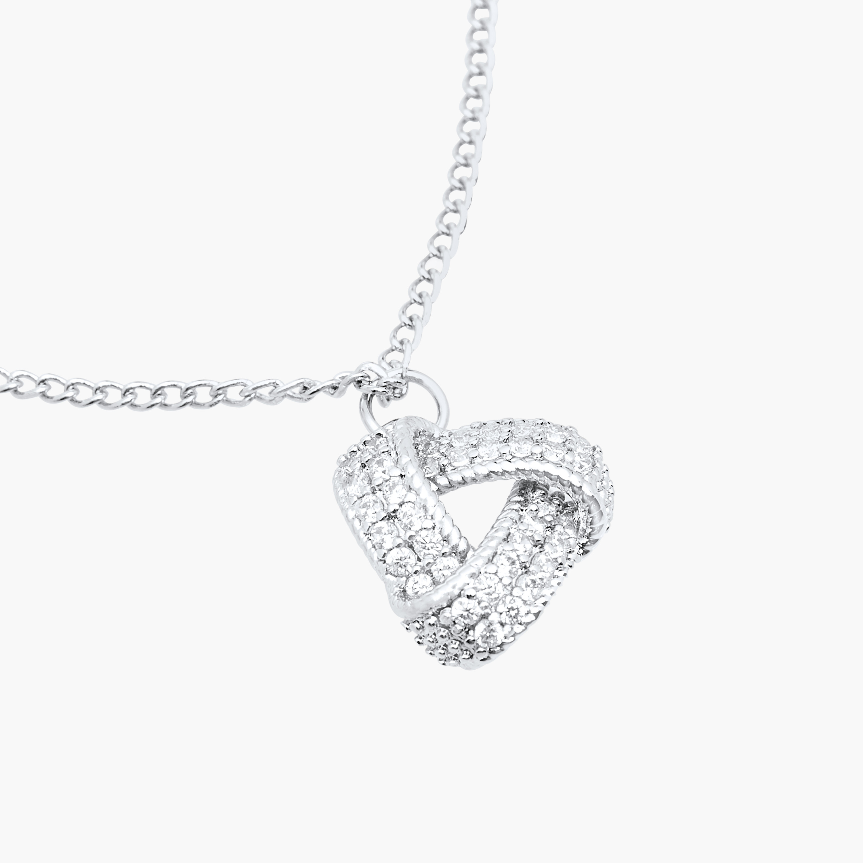 Cubic Zirconia Pendant Necklace and Earrings Set-women-watchesandjewellery-jewellery-jewellerysets-image-4