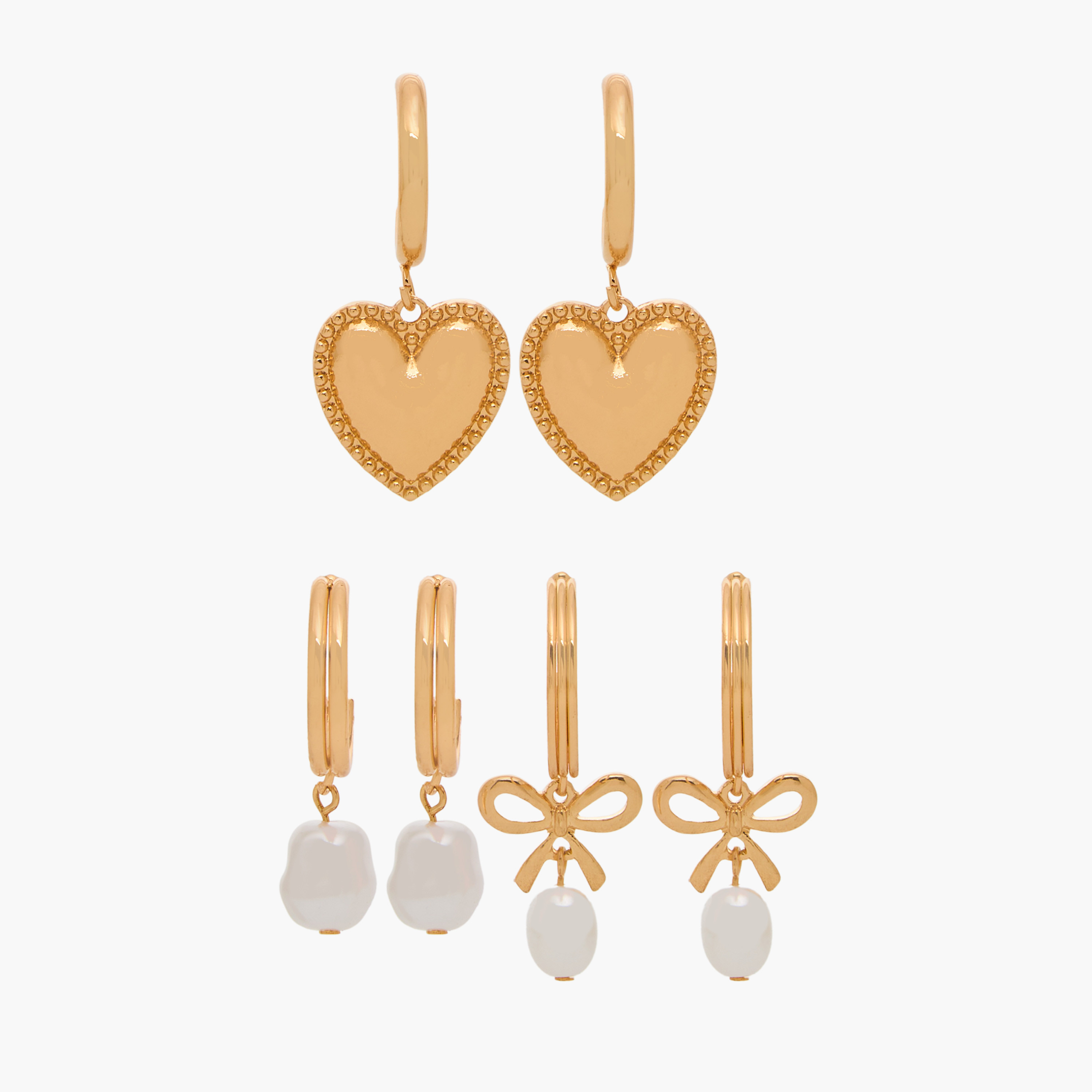 Assorted Earrings with Pushback Closure-women-watchesandjewellery-jewellery-earrings-image-1