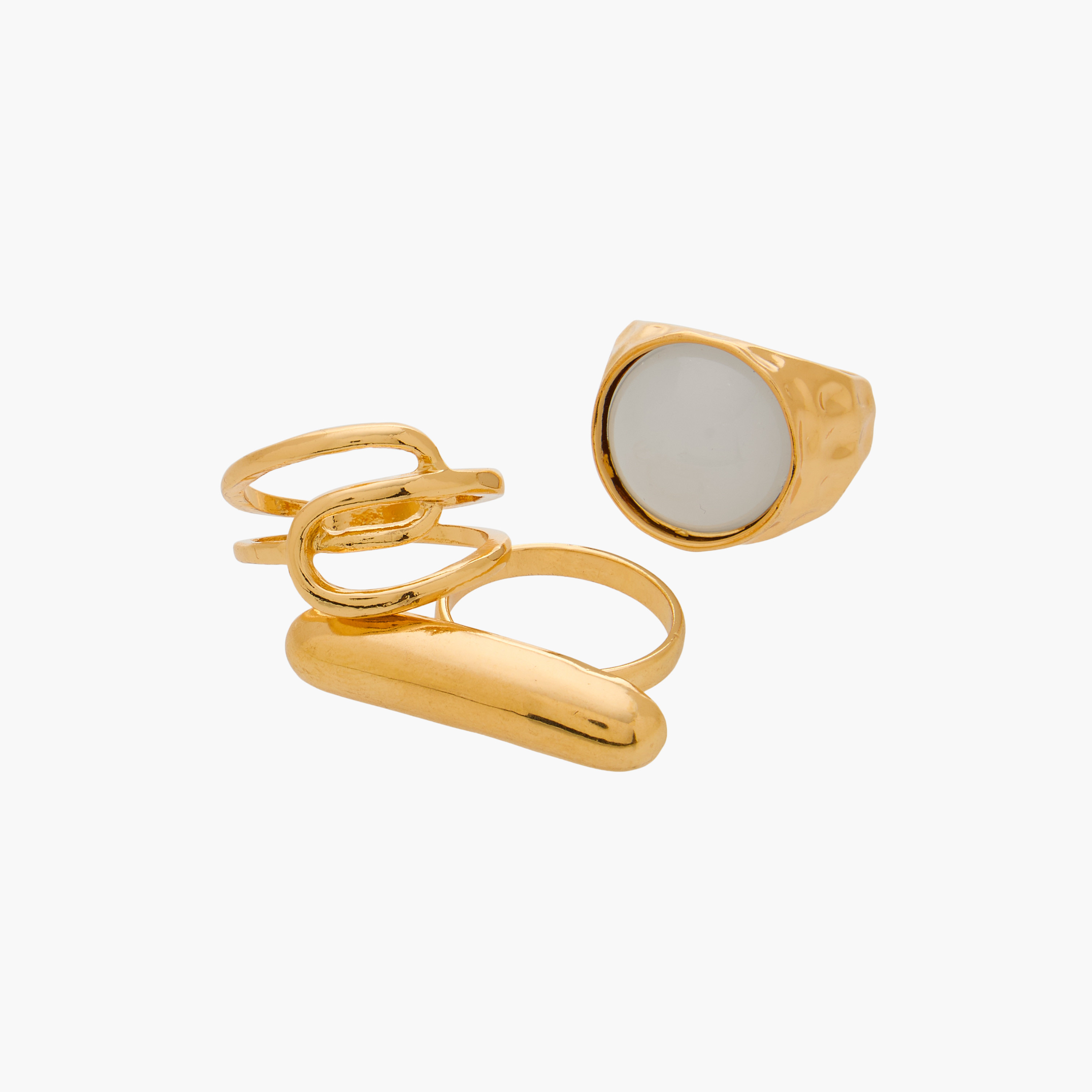 مجموعة خواتم متنوعة 3 قطع - S-M-women-watchesandjewellery-jewellery-rings-image-2