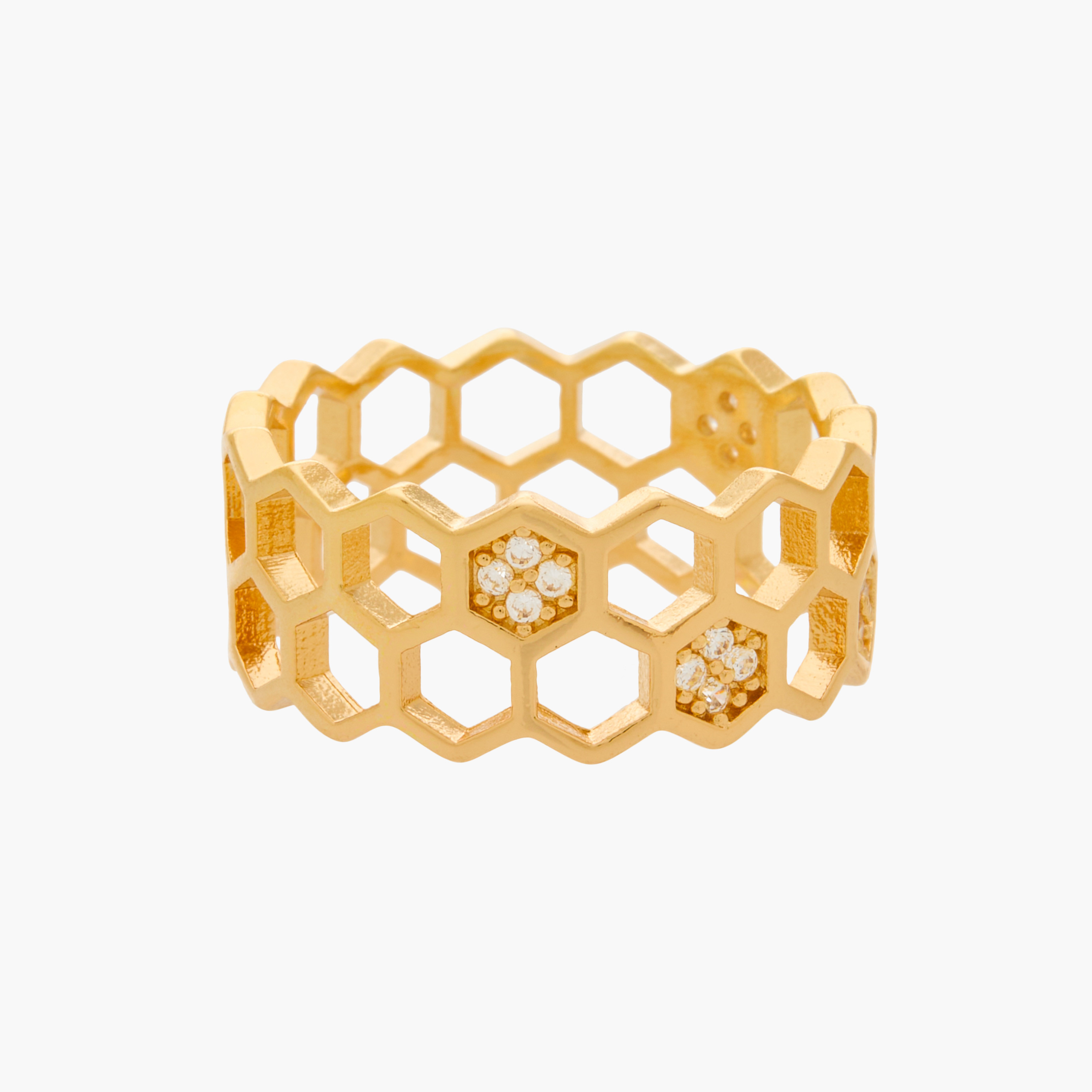خاتم مزين بحجر زيركون - صغير لمتوسط-women-watchesandjewellery-jewellery-rings-image-1